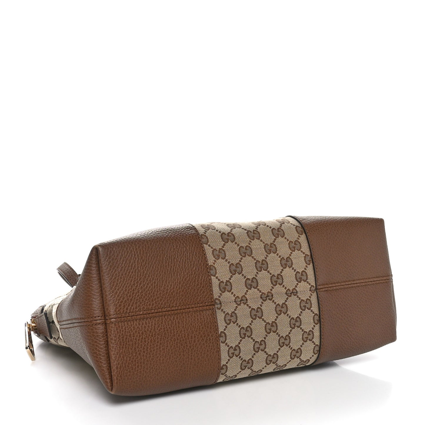 Monogram Medium Bree Shoulder Bag Beige Tabacco
