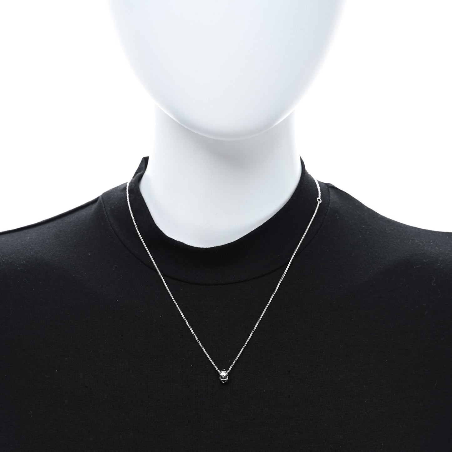 18K White Gold Coco Crush Pendant Necklace