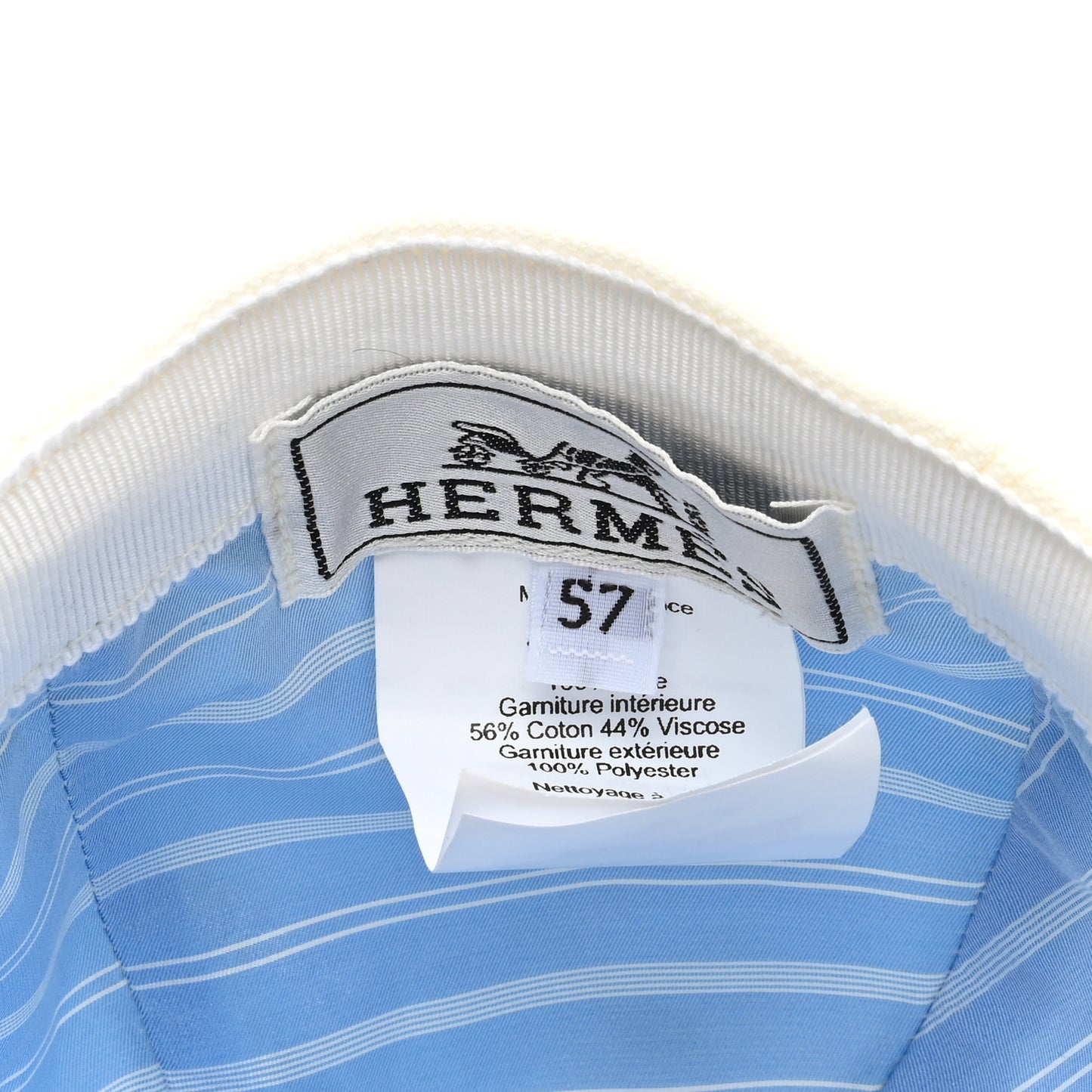 Linen Davis Ancre Cap 57 White