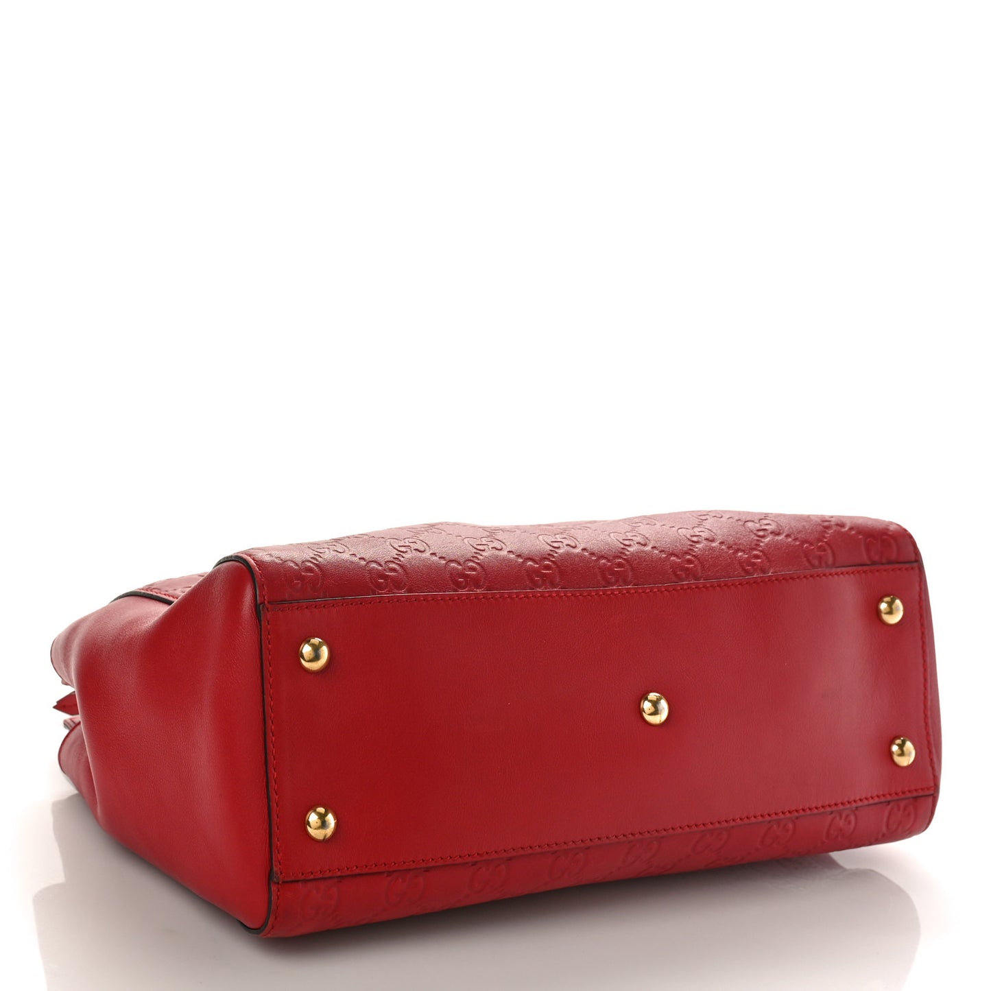 Guccissima Signature Medium Shoulder Tote Bag Red