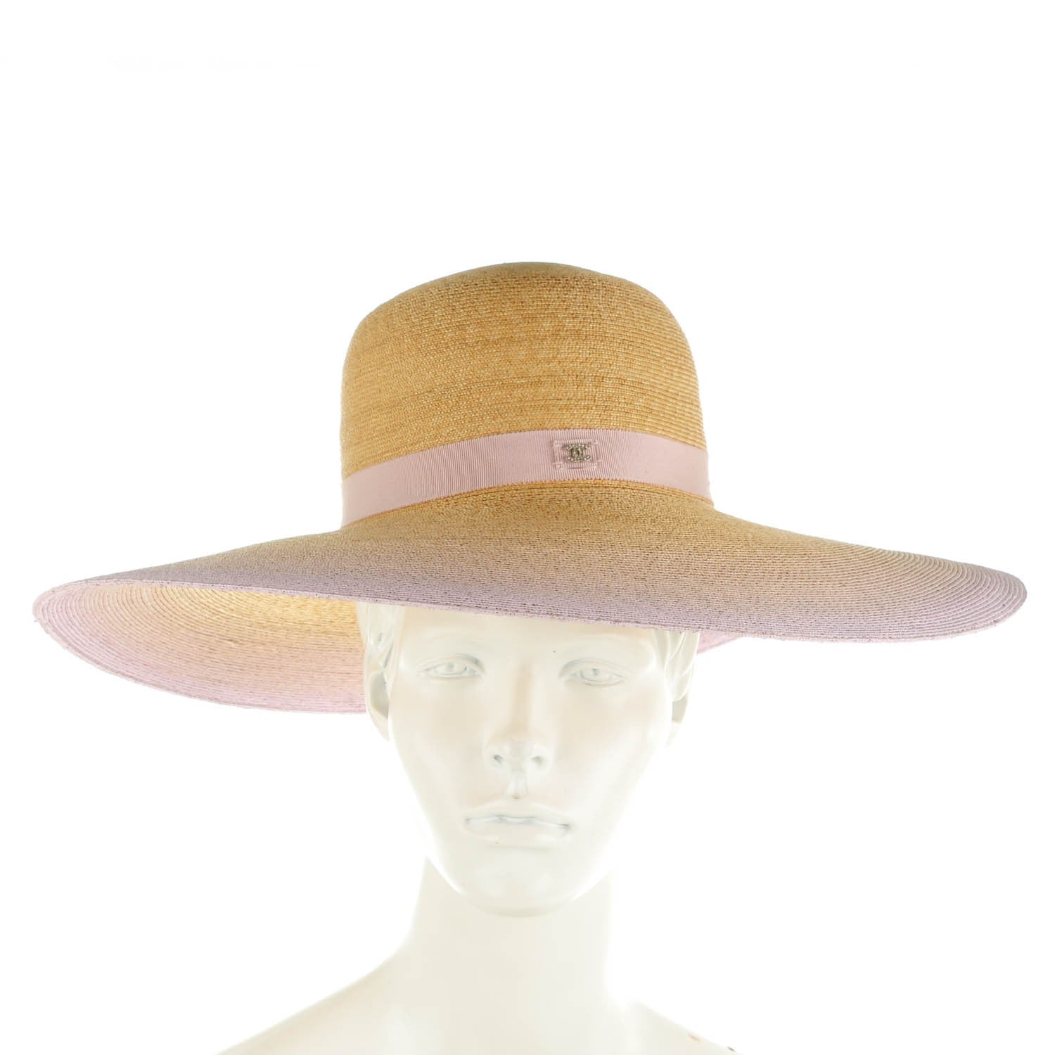 Chanel Straw CC Floppy Hat M Beige 2 of 8
