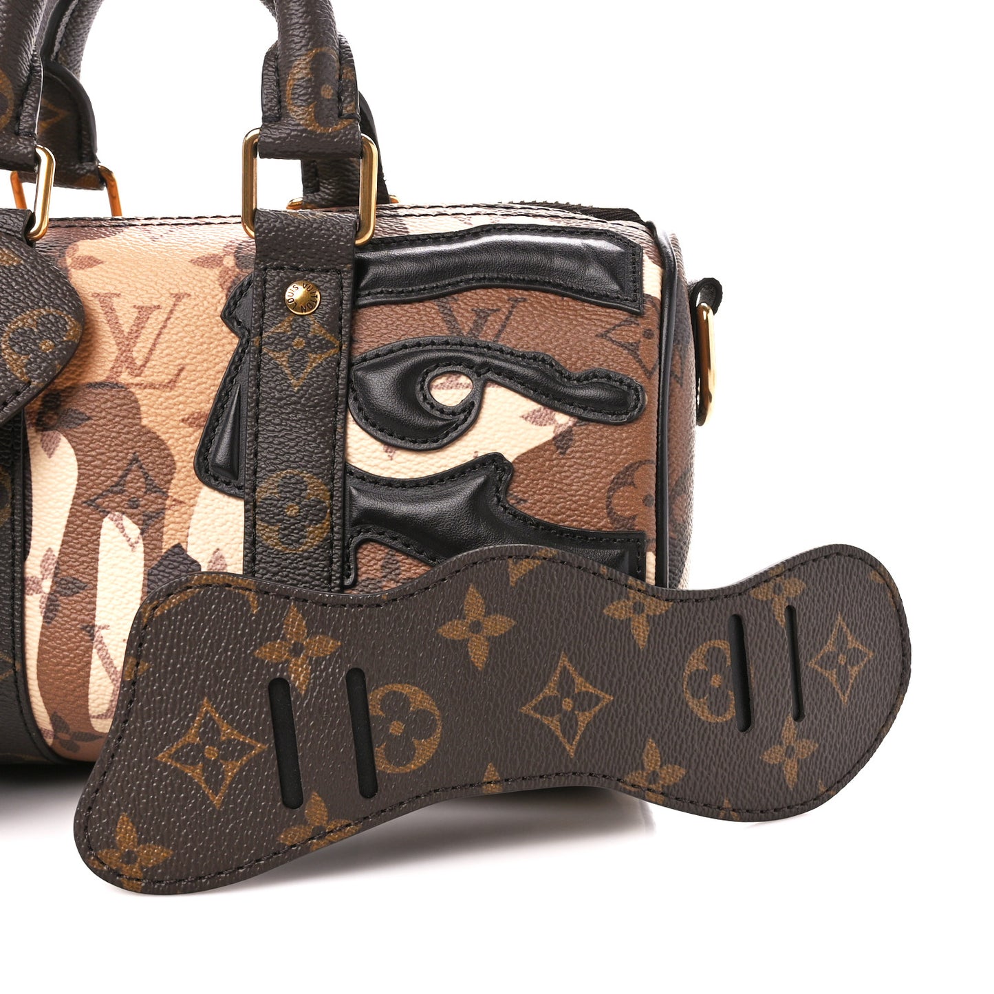 Monogram Portrait Keepall Bandouliere 25 Brown