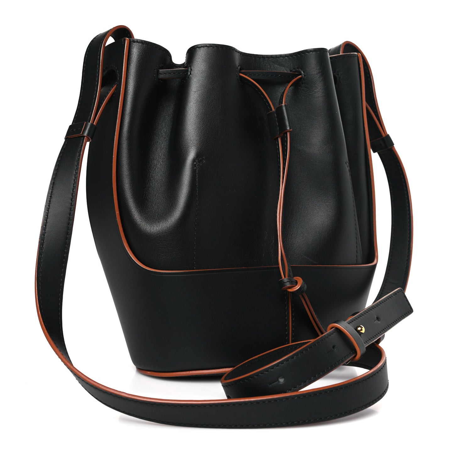 Nappa Calfskin Small Balloon Bag Black