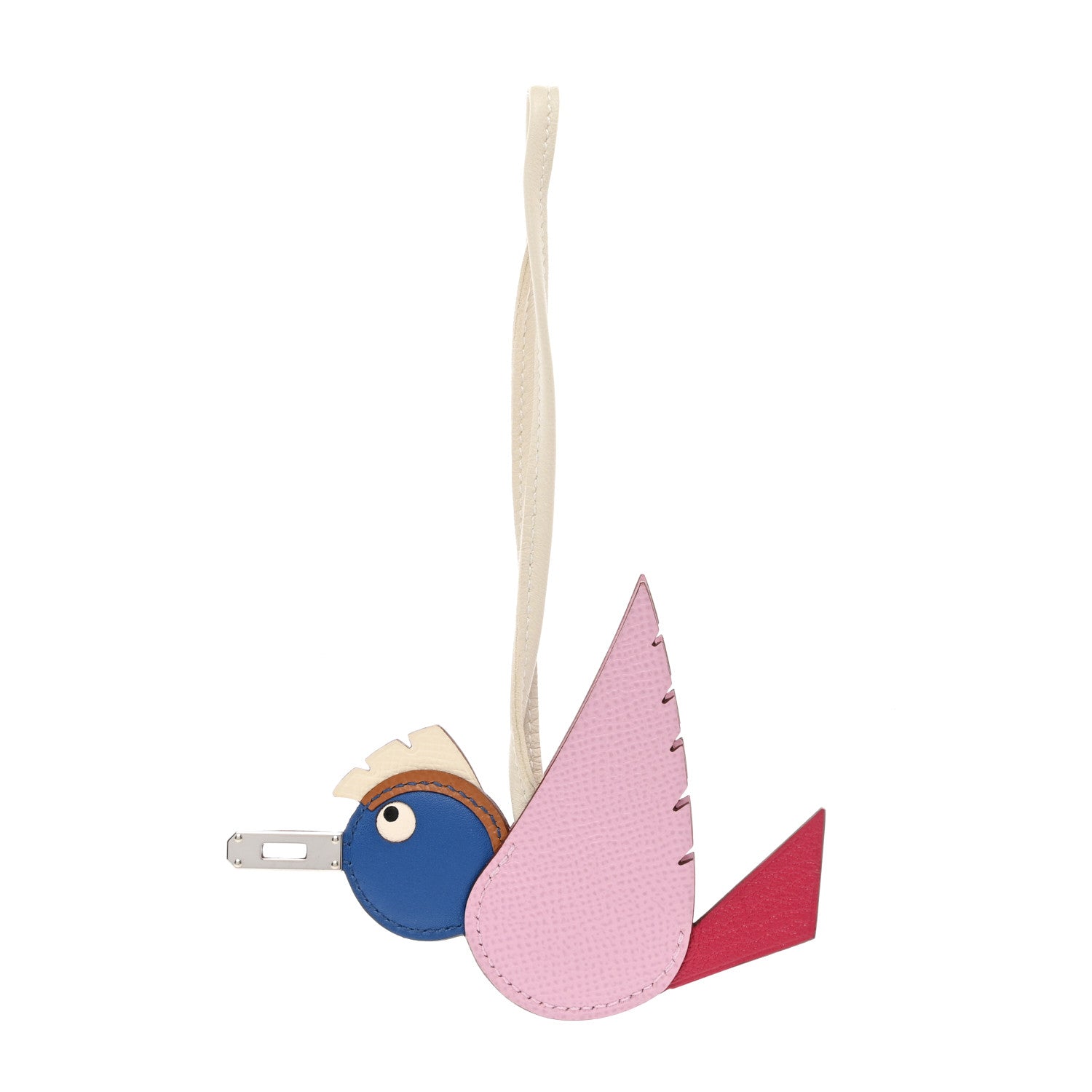 Hermes Epsom Swift Chevre Mysore Birdy Bag Charm Mauve Sylvestre Framboise Bleu Gold Nata Craie 1 of 4