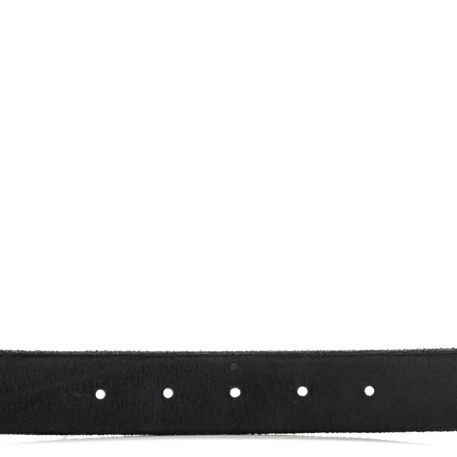 Gucci Cuoio Toscano Nickel Double G 30mm Belt 75 30 Black 3 of 9