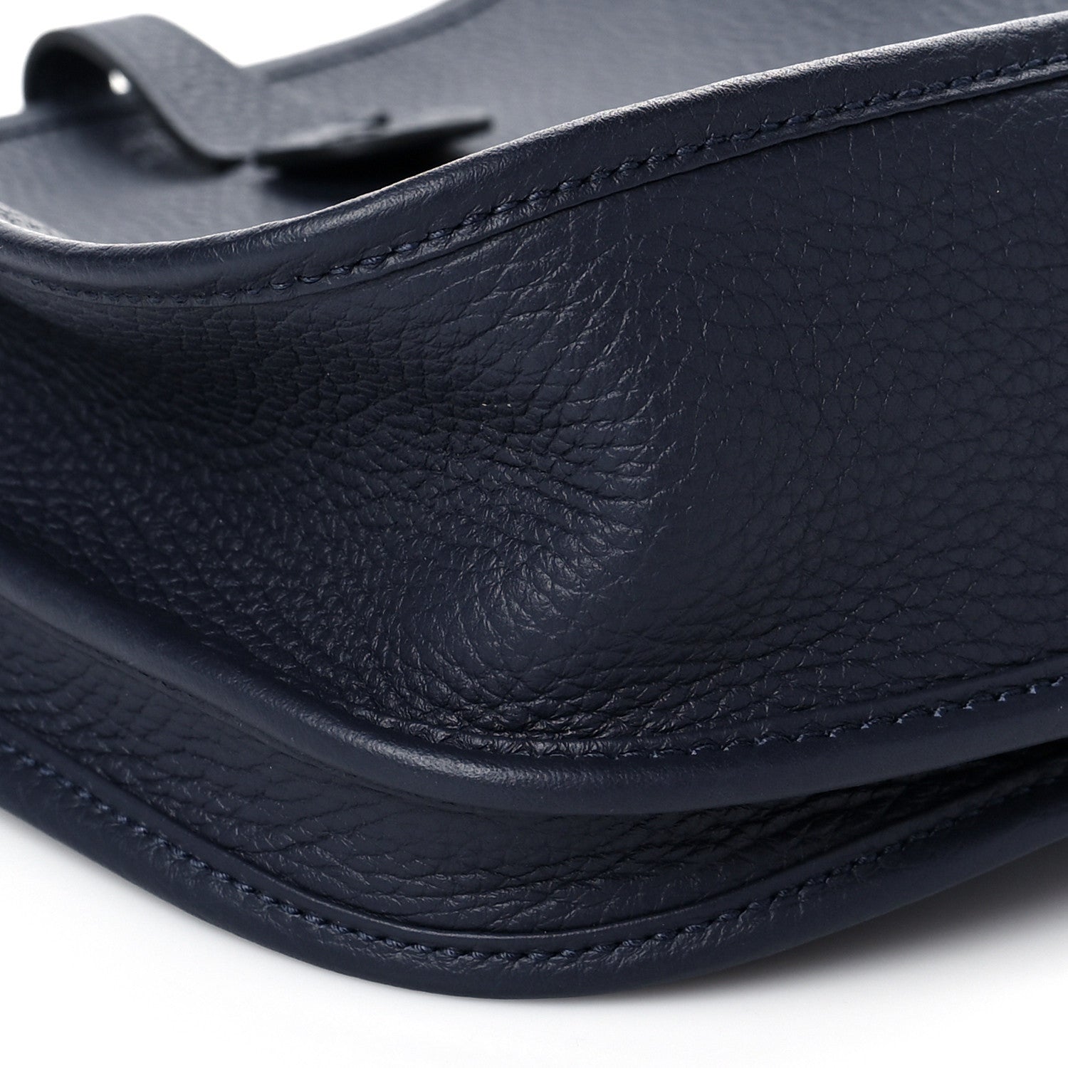 Hermes Taurillon Clemence Evelyne III PM Bleu Nuit 9 of 9