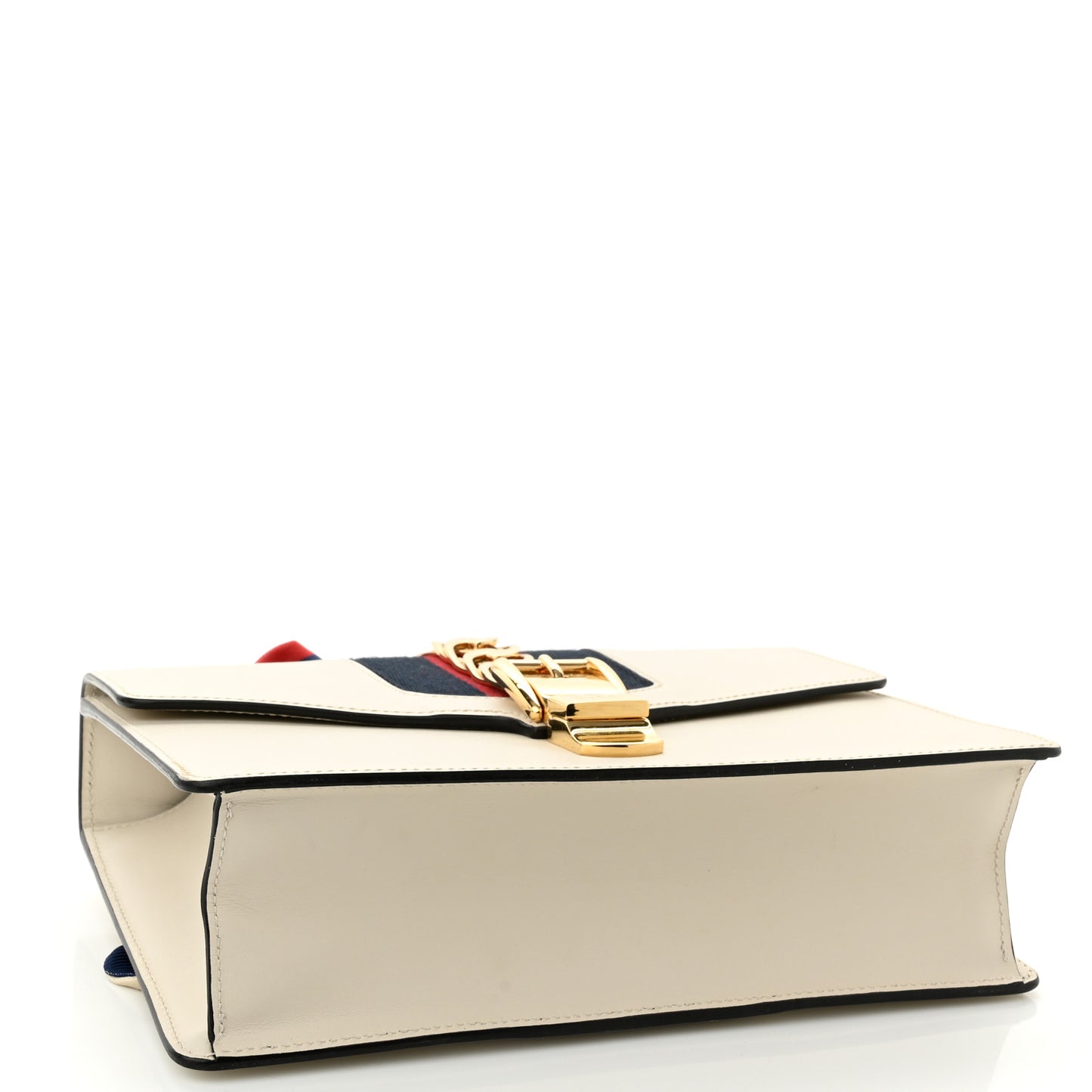 Calfskin Small Sylvie Shoulder Bag Off White