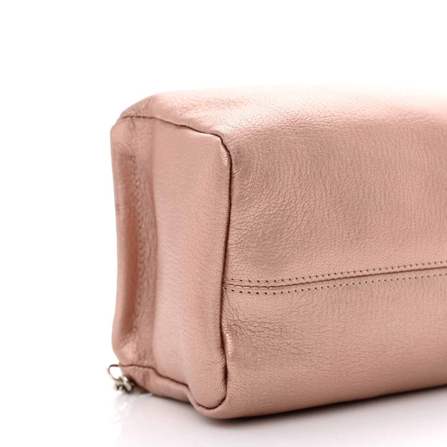Metallic Sugar Goatskin Mini Chain Pandora Light Pink