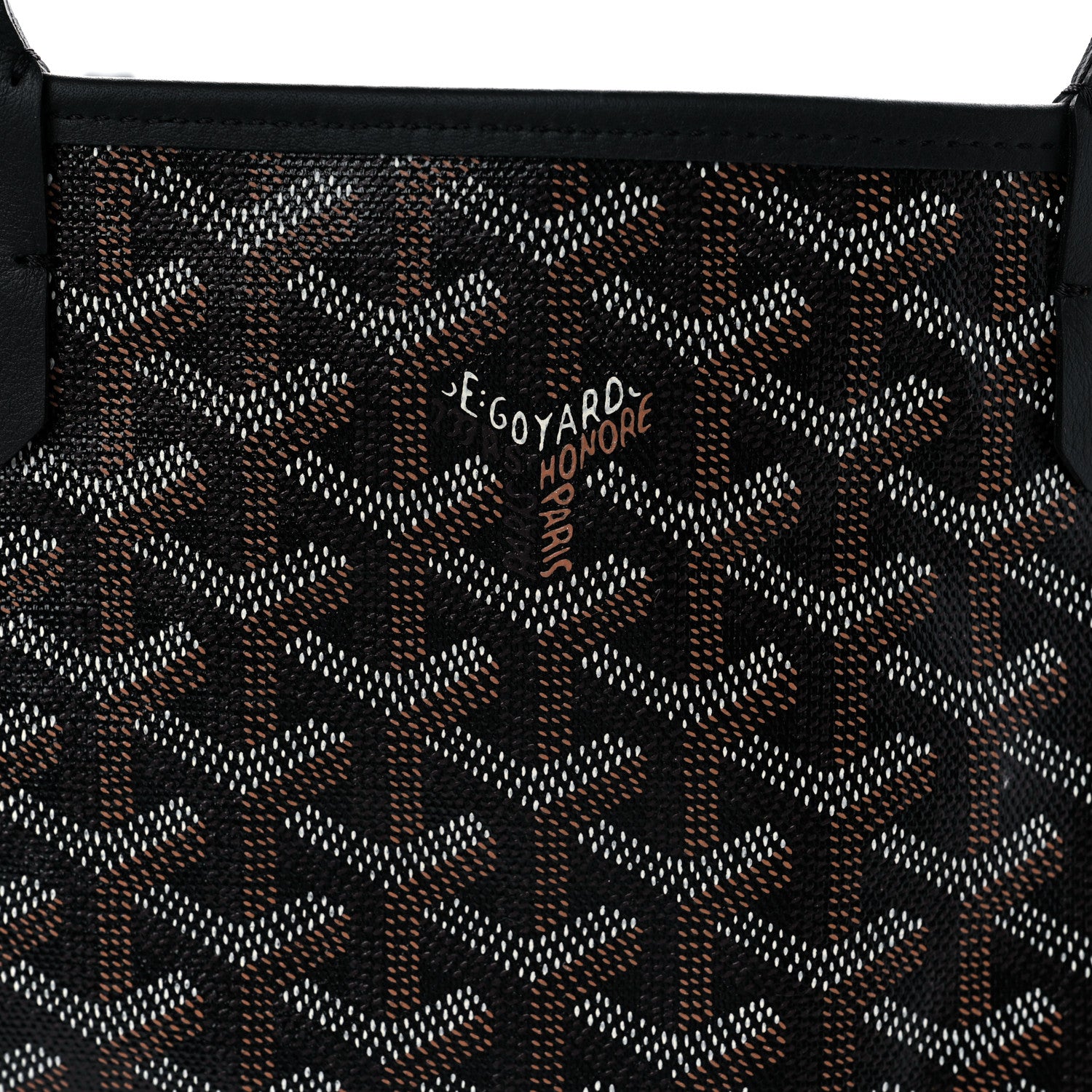 Goyard Goyardine Reversible Anjou PM Black 13 of 19