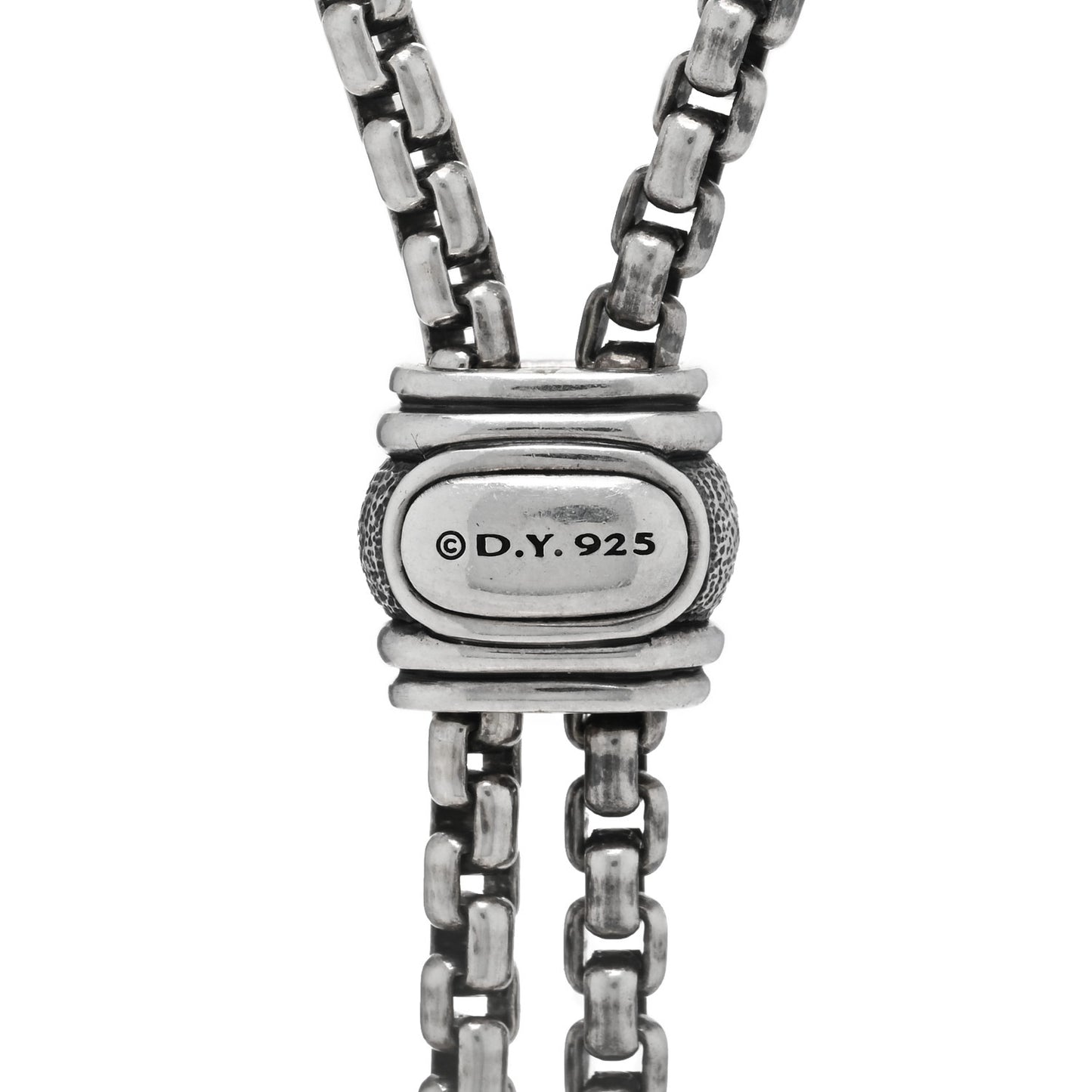 Sterling Silver Diamond Renaissance Tassel Necklace