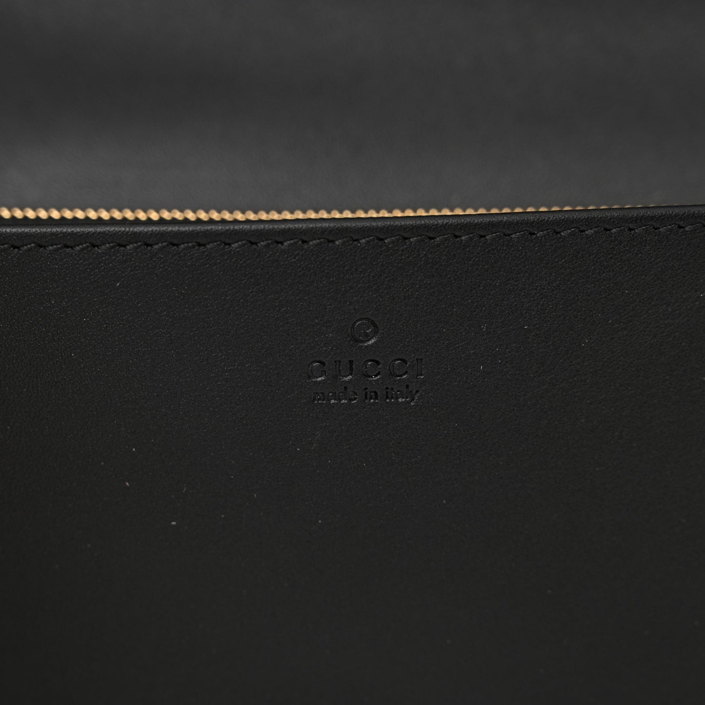 GG Supreme Monogram Azalea Calfskin Horsebit 1955 Wallet On Chain Beige Black