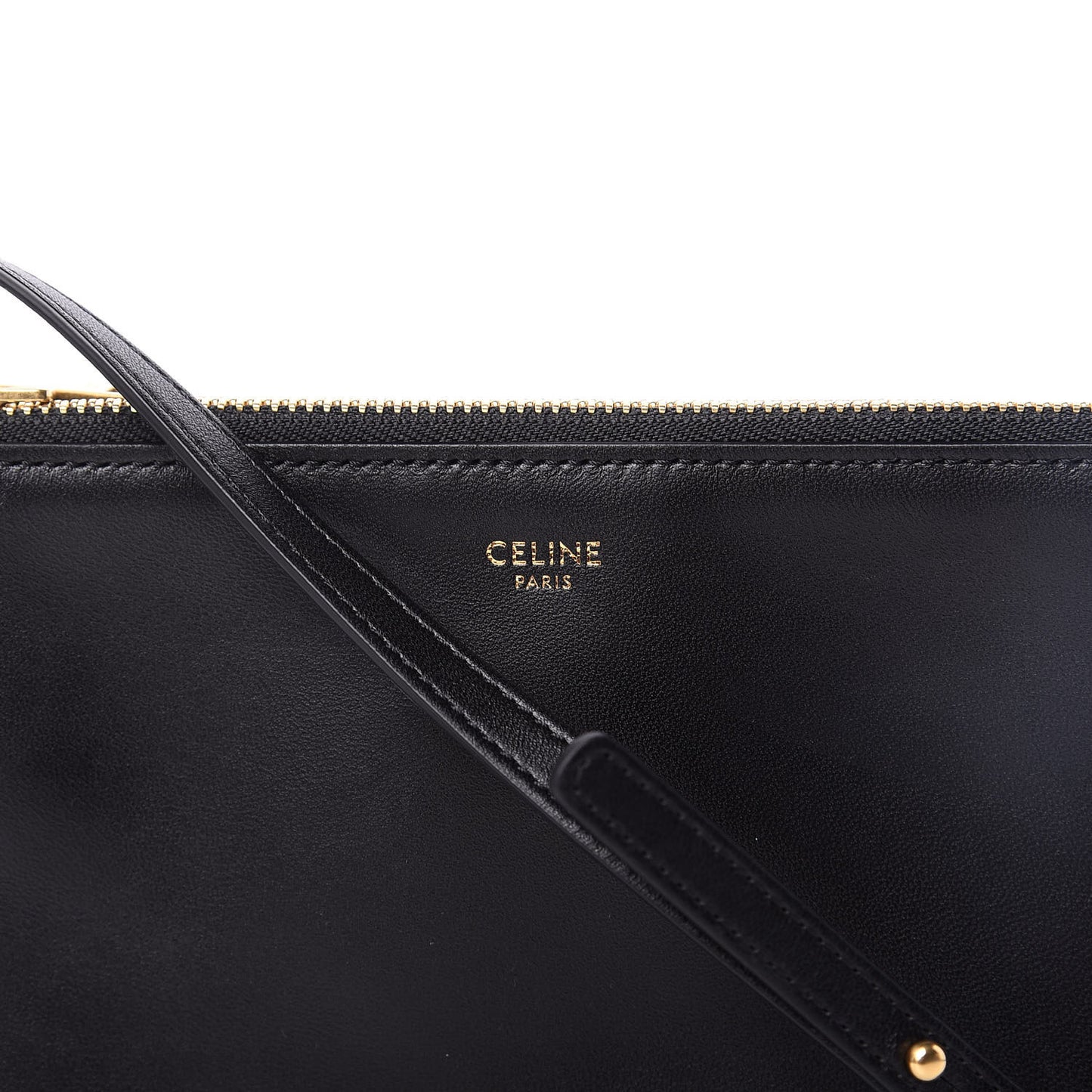 Lambskin Small Trio Crossbody Bag Black