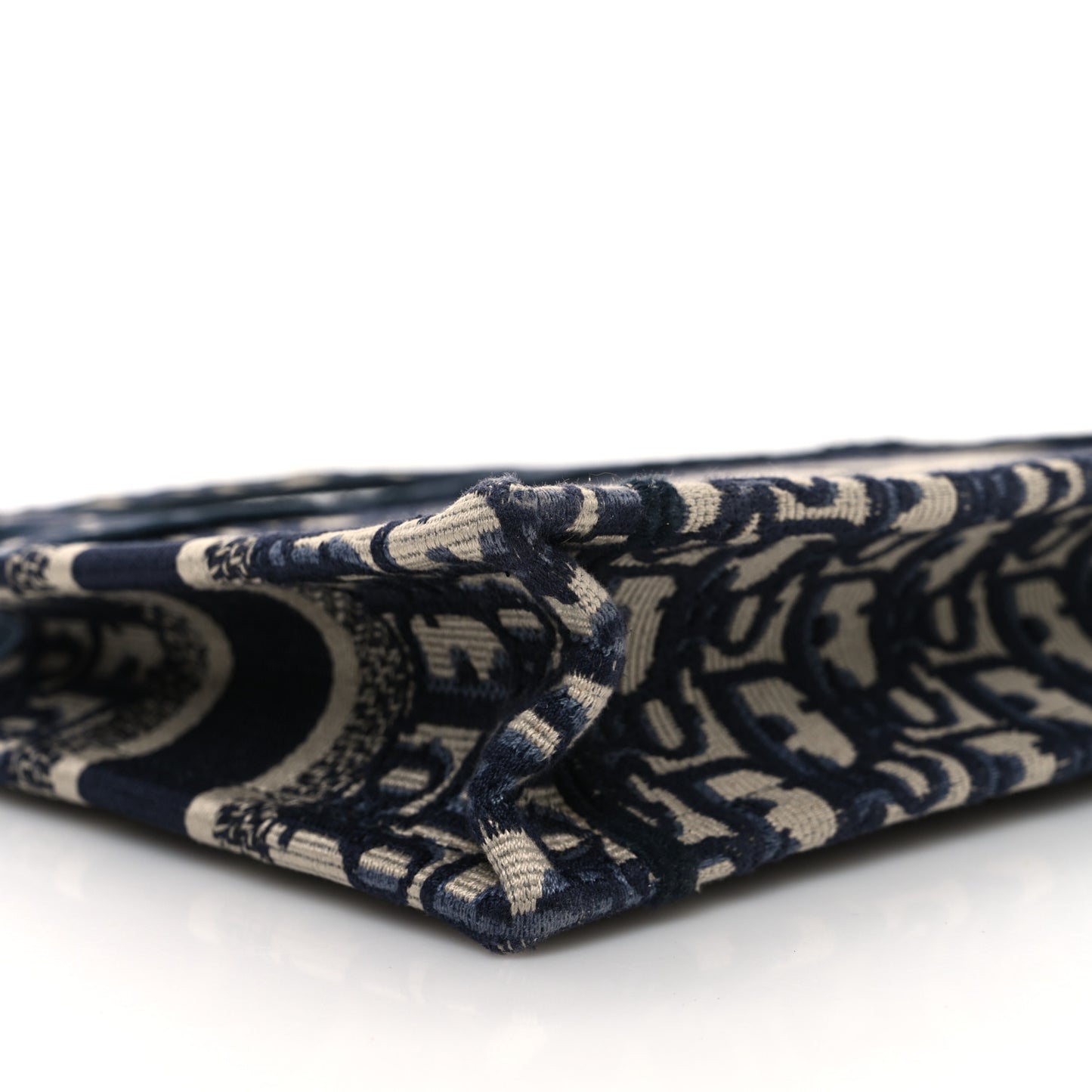 Oblique Mini Book Tote Blue Multicolor