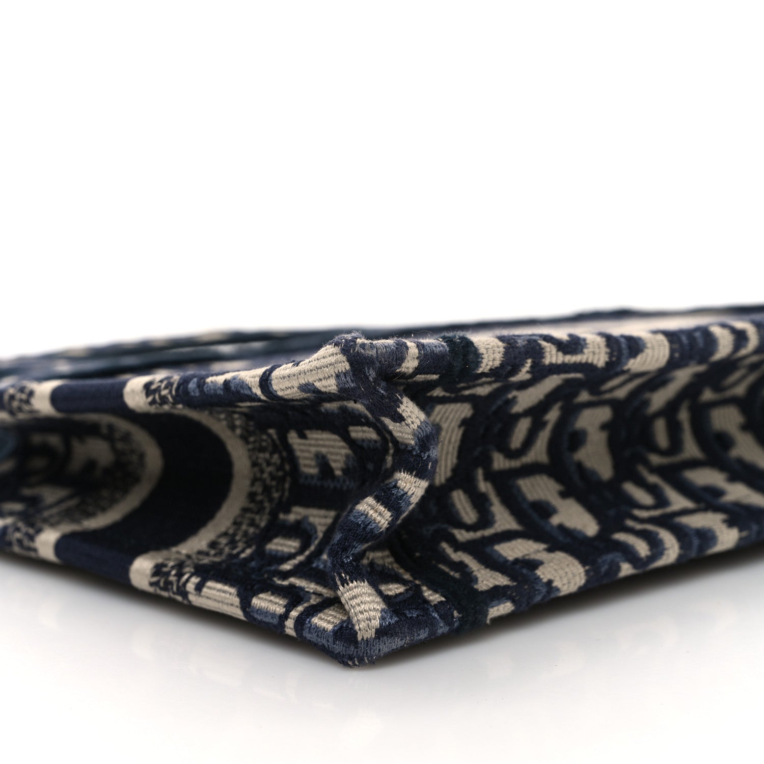 Christian Dior Oblique Mini Book Tote Blue Multicolor 8 of 9