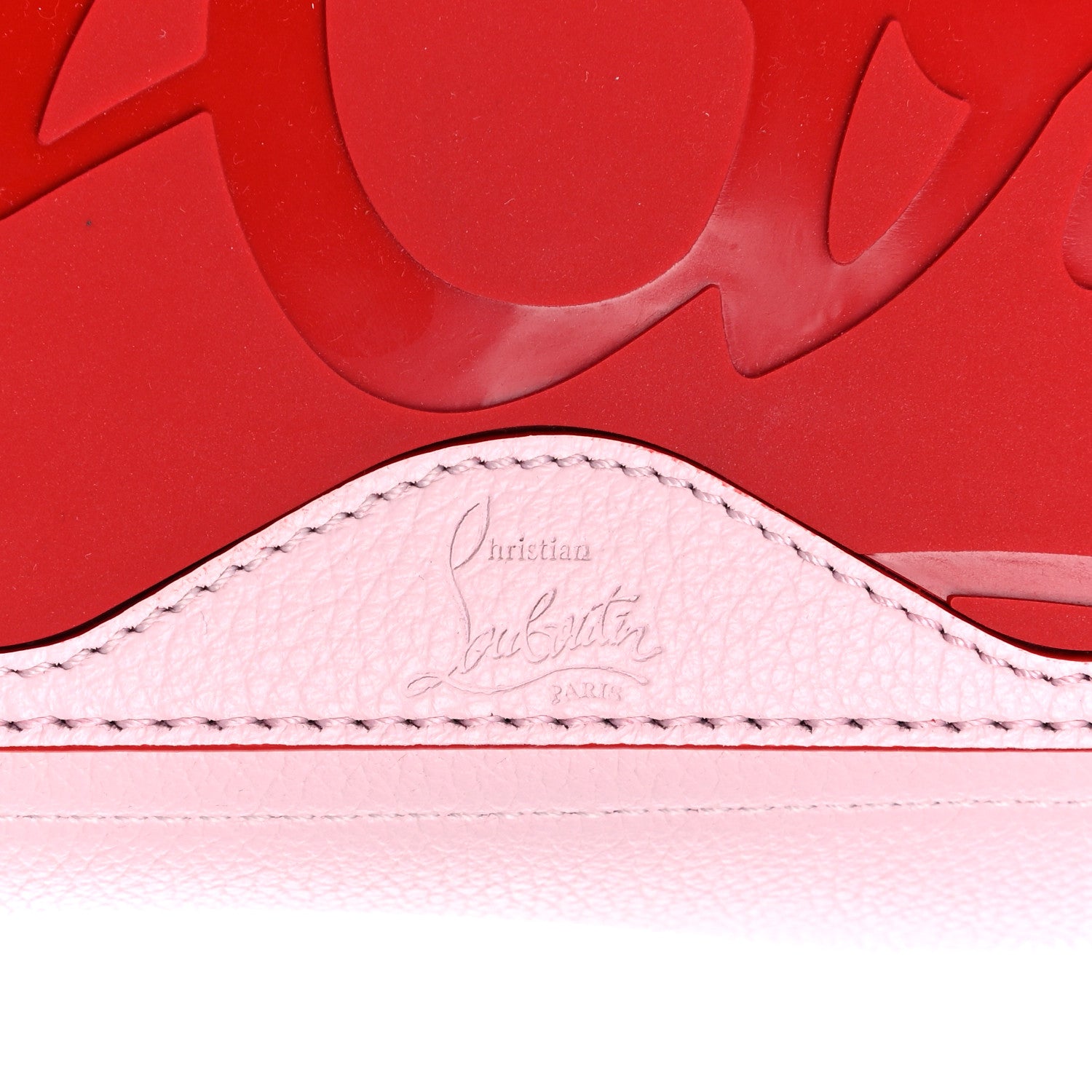 Christian Louboutin Calfskin Spiked Small Cabarock Shopper Tote Poupee 7 of 9