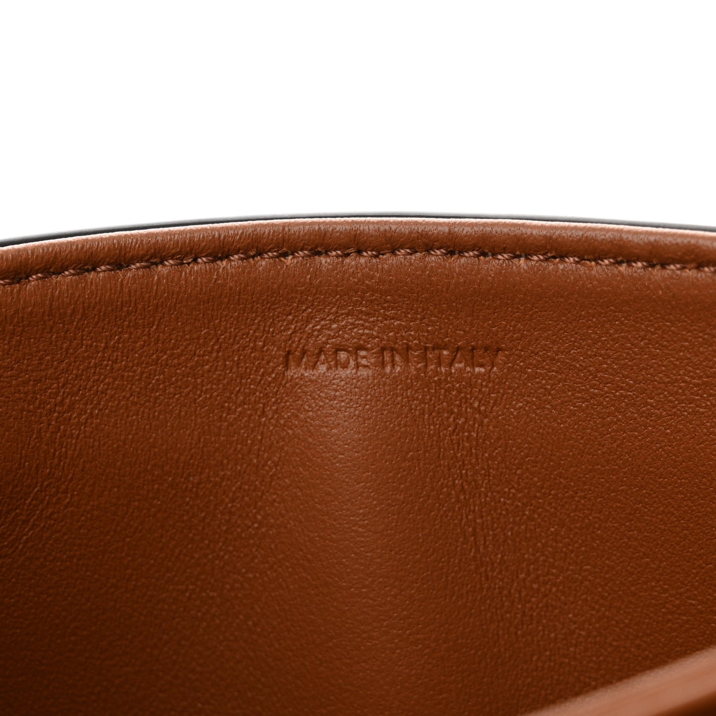 Calfskin Triomphe Canvas Teen Triomphe Bag Tan