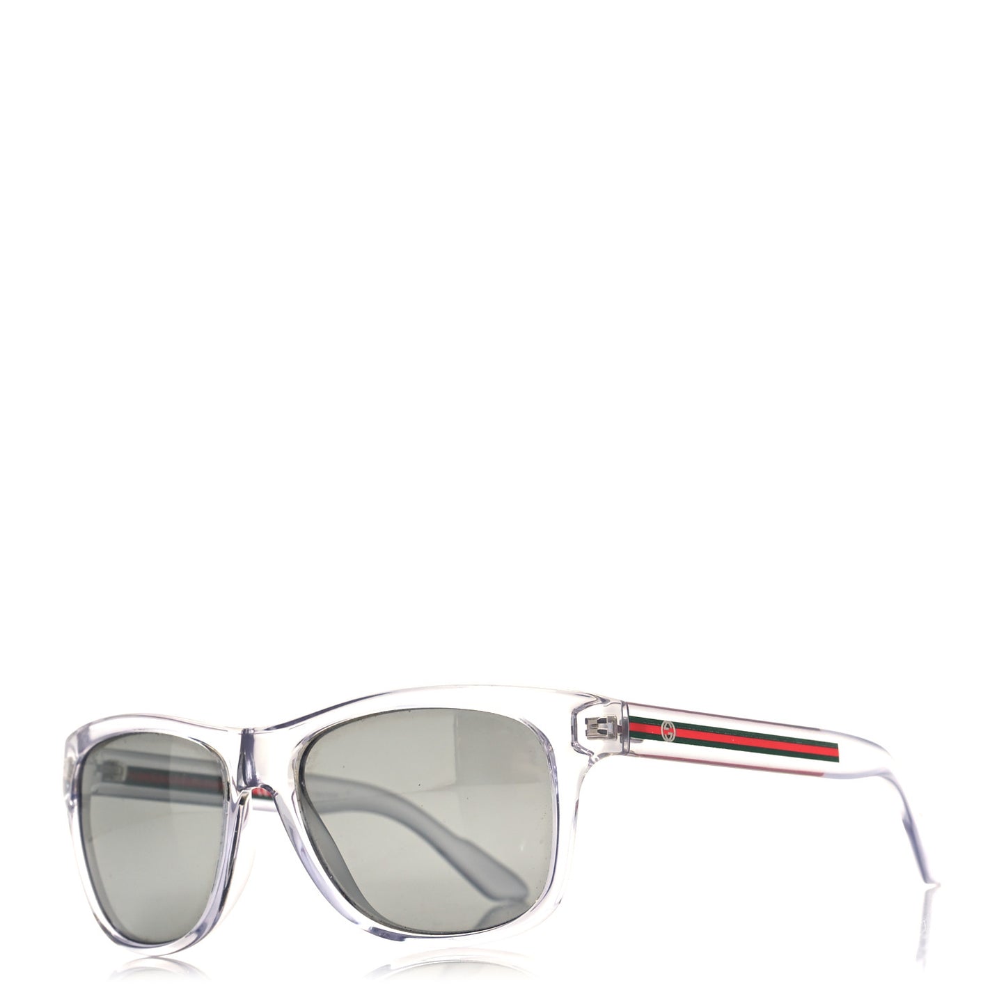 GG Bio-Based Frame Rectangle Web Sunglasses 3709/S Grey