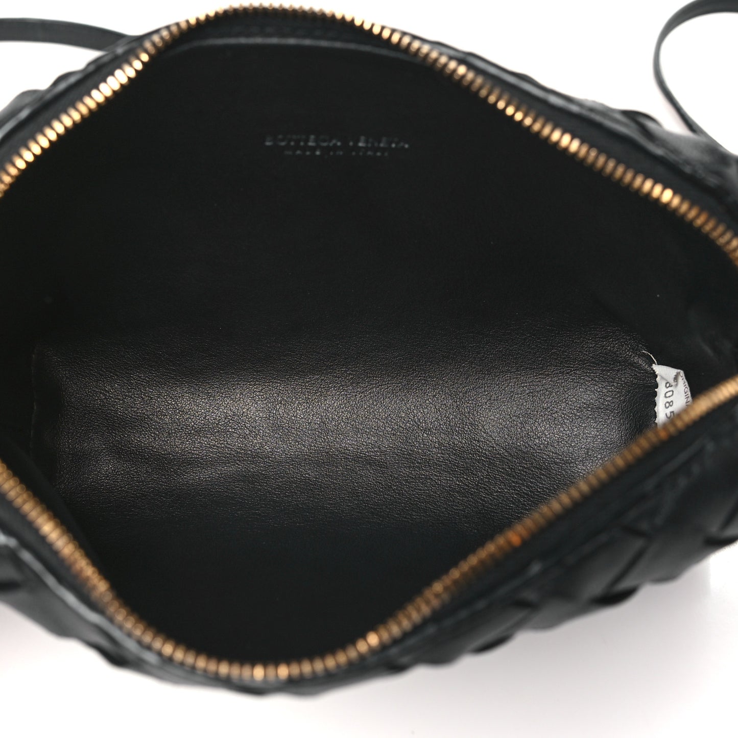 Nappa Intrecciato Nodini Mini Crossbody Black
