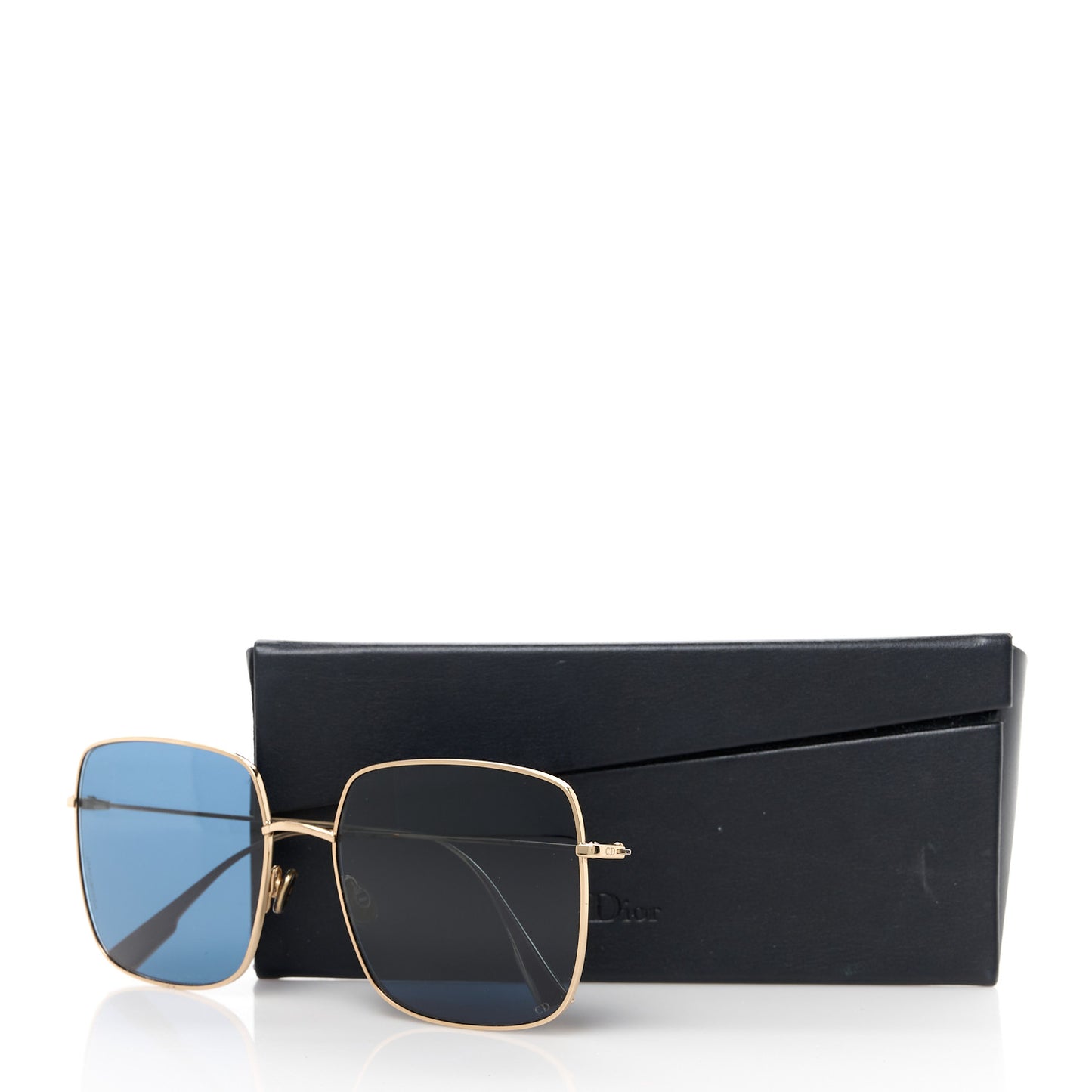 Metal Stellaire 1 Square Sunglasses Gold