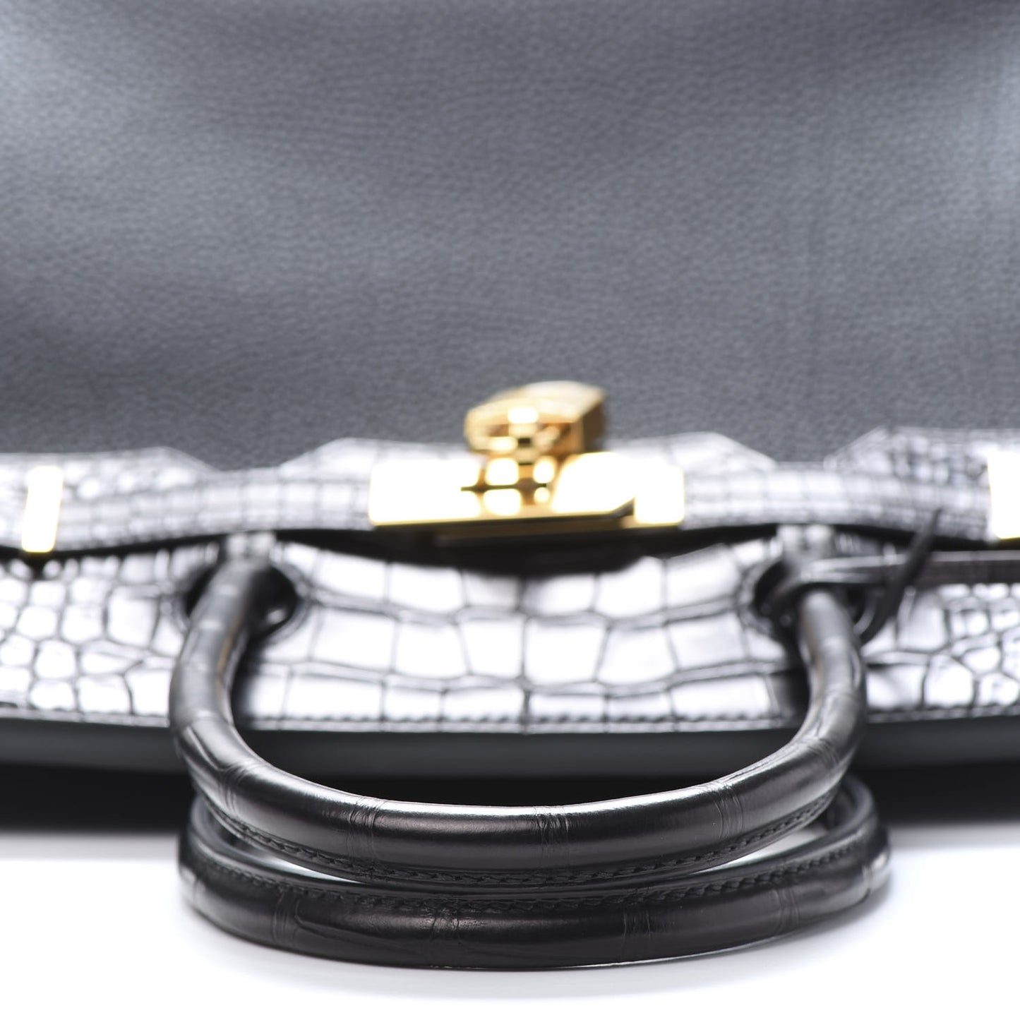 Togo Matte Alligator Birkin Touch 30 Black
