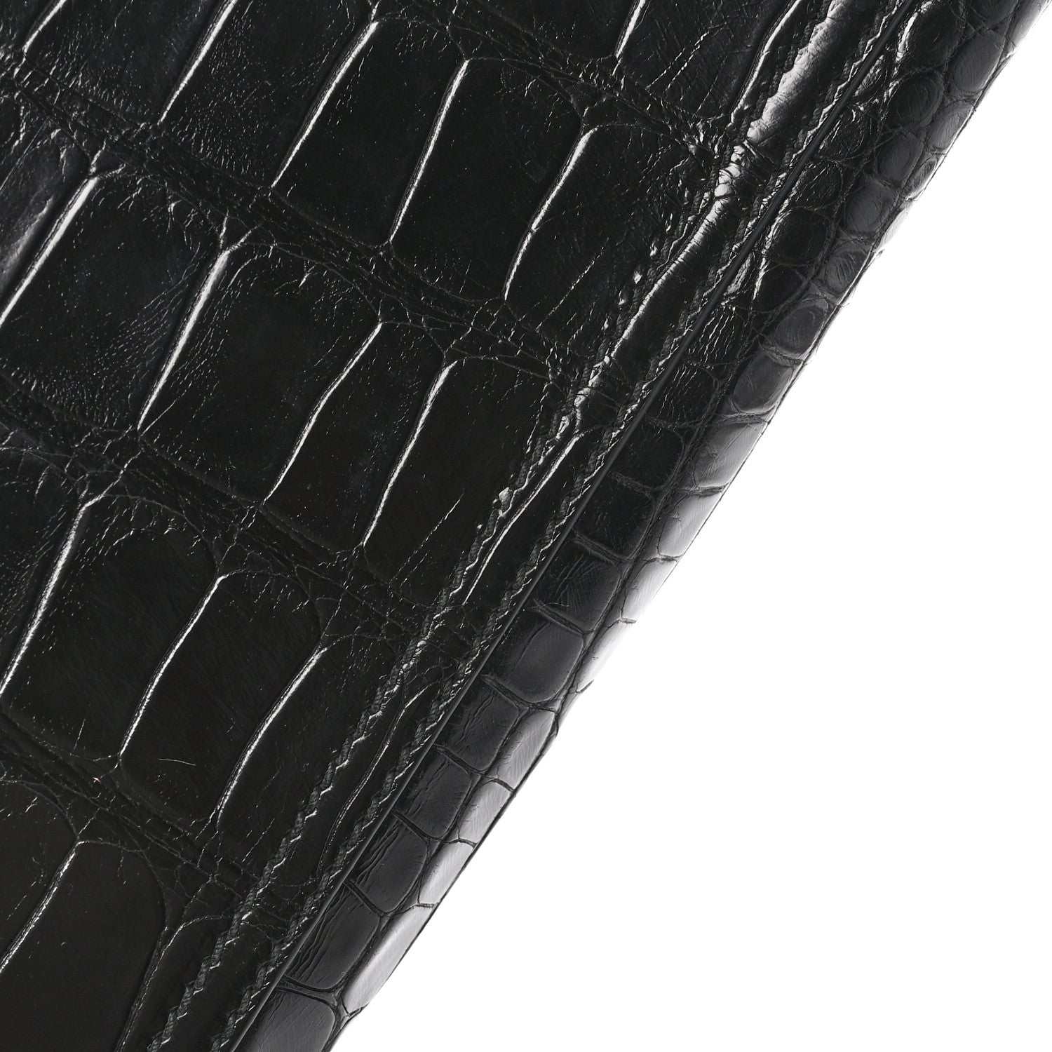 Gucci Crocodile Medium GG Marmont Top Handle Bag Black 12 of 12