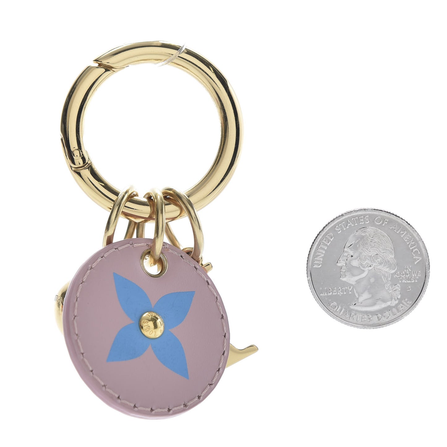 Epi Monogram Fetish Lug Tag Key Holder