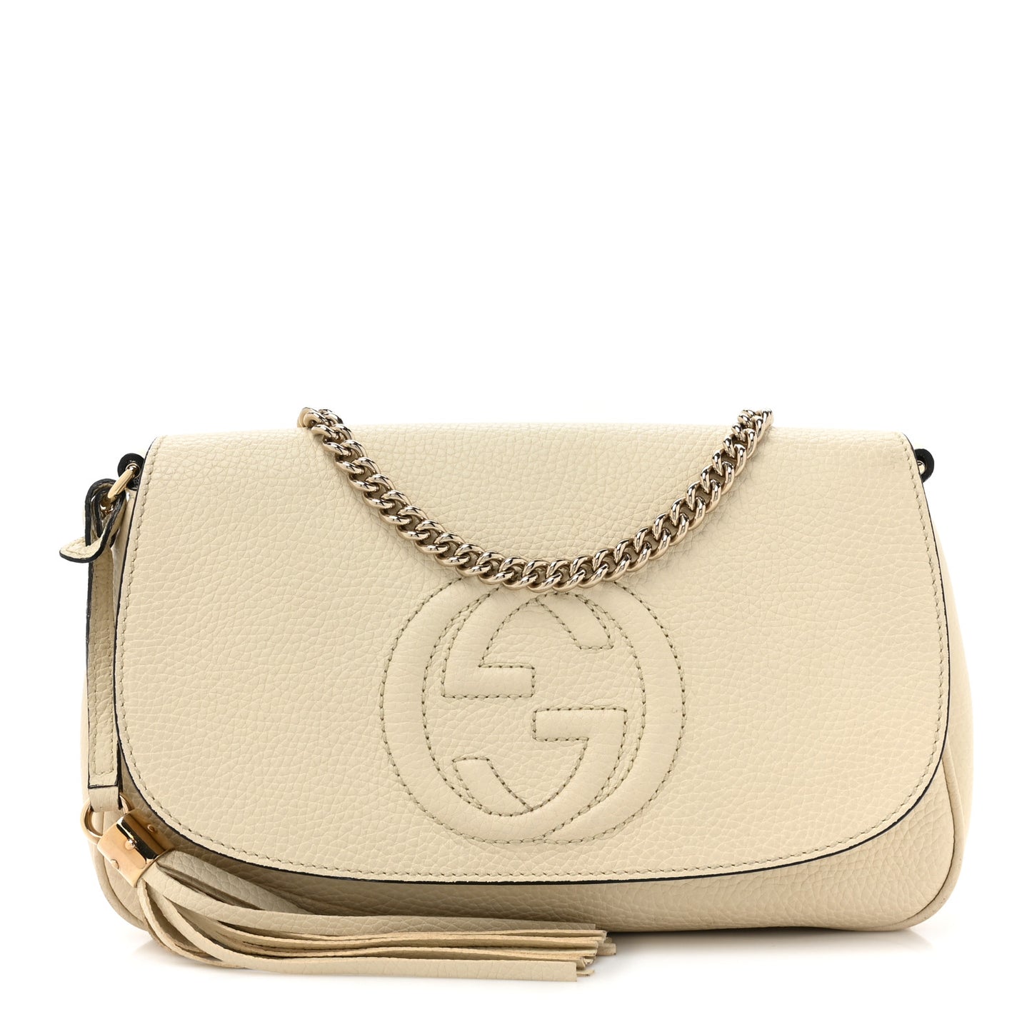Cellarius Calfskin Medium Soho Flap Crossbody Ivoire