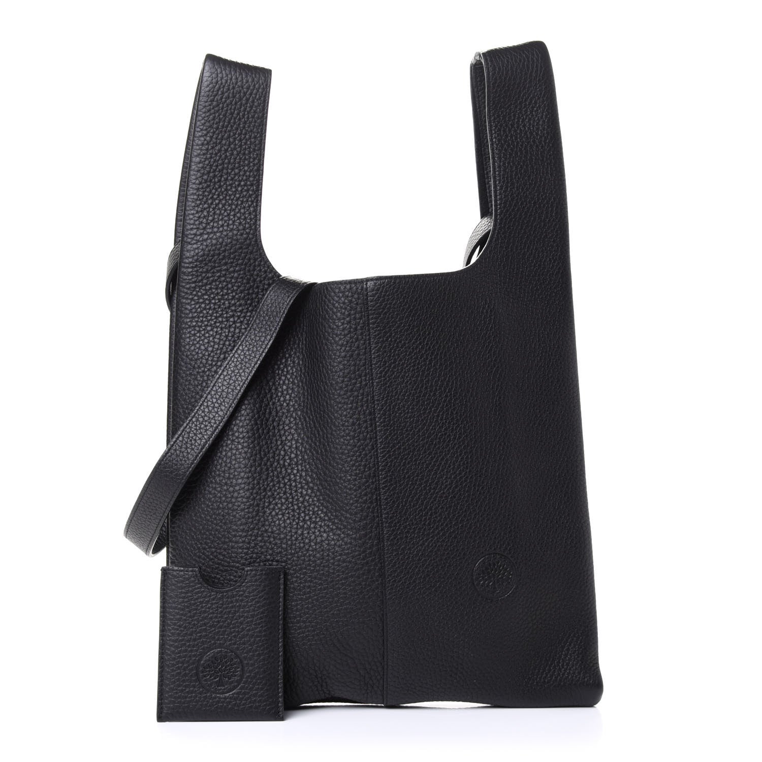 Mulberry Calfskin Heavy Grain Portobello Tote Black 1 of 8