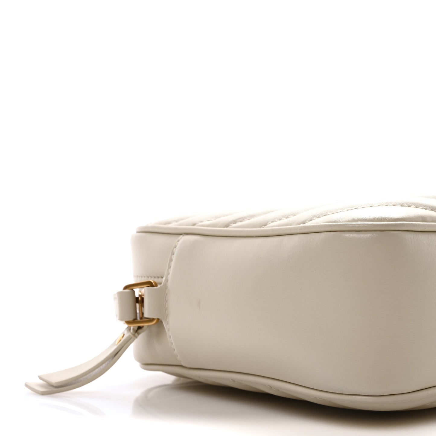 Calfskin Matelasse Monogram Lou Camera Bag Crema Soft