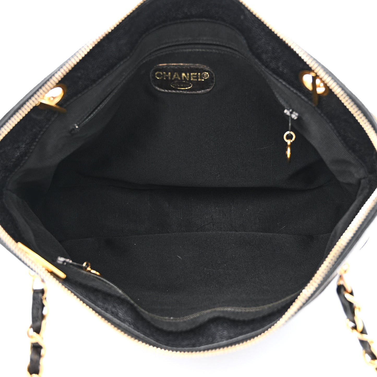 Caviar CC Shoulder Bag Black