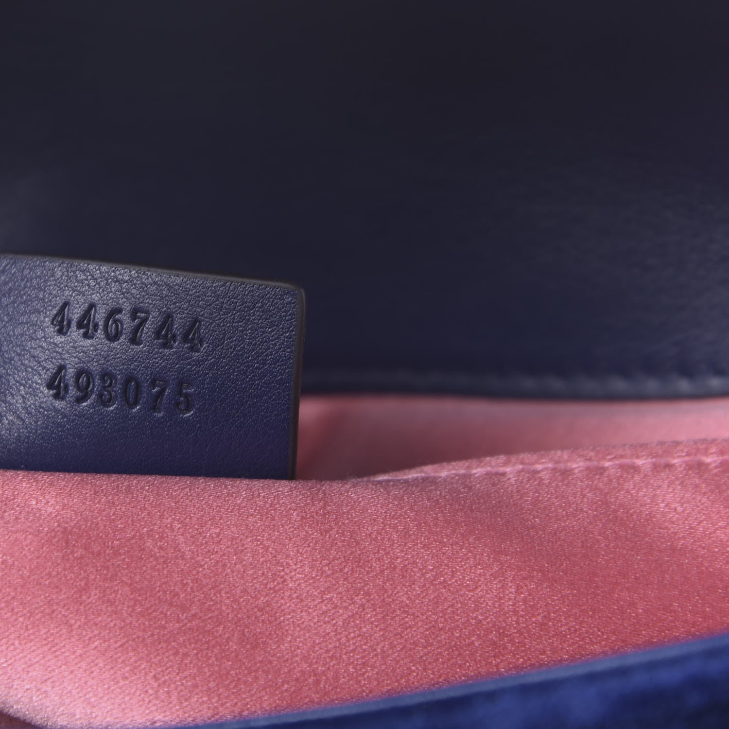 Gucci Velvet Matelasse Mini GG Marmont Shoulder Bag Cobalt Blue 7 of 10