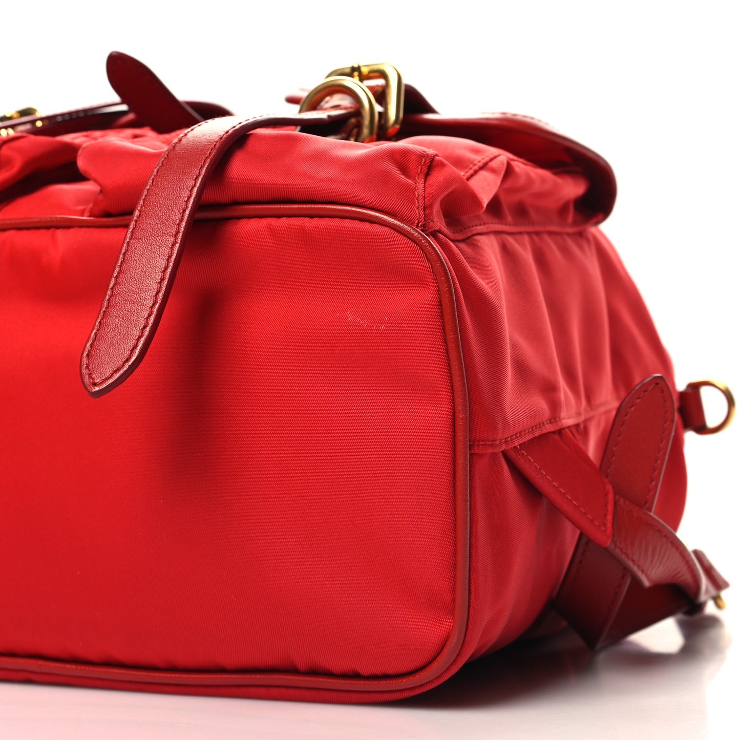 Tessuto Nylon Small Backpack Rosso