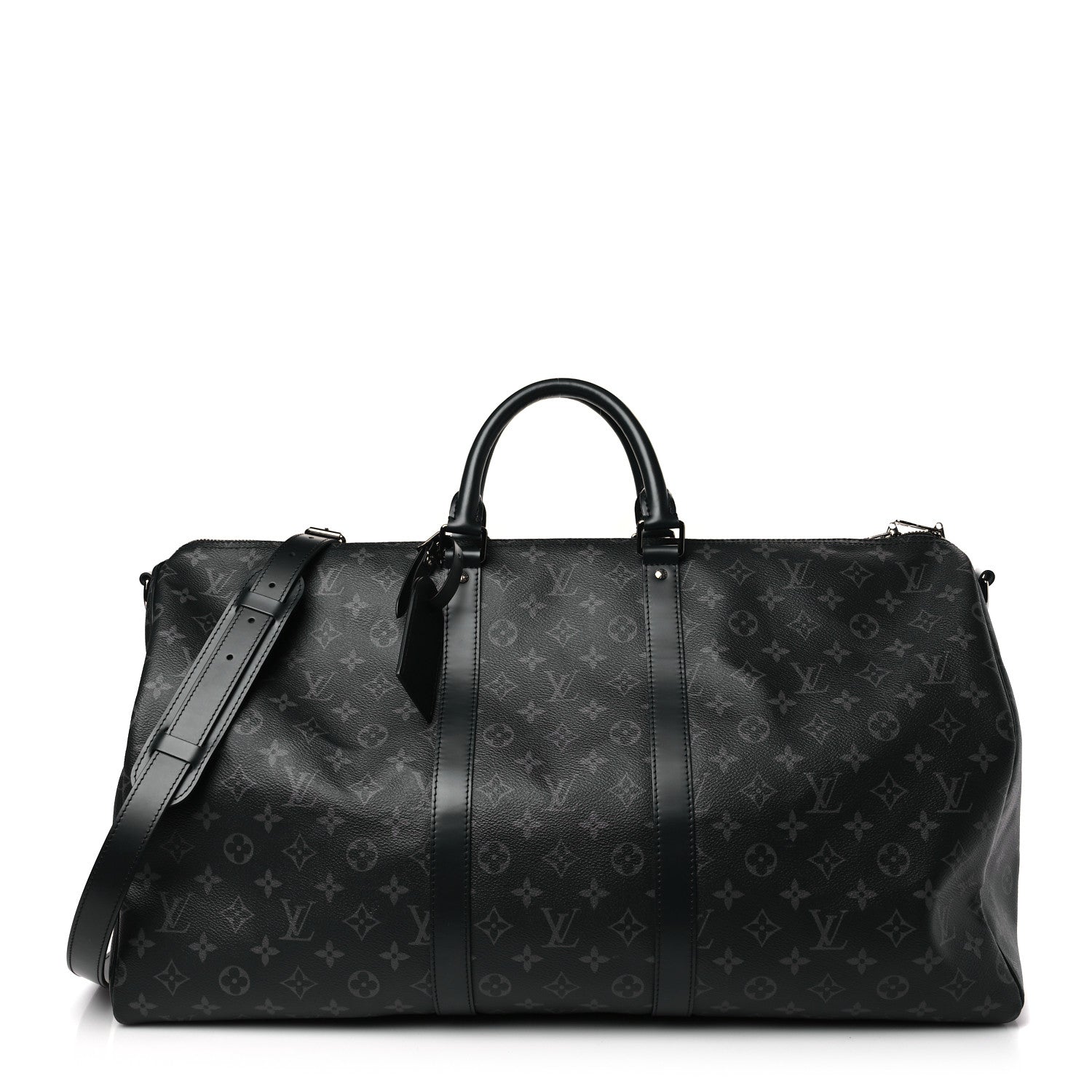 Louis Vuitton Monogram Eclipse Keepall Bandouliere 55 1 of 7