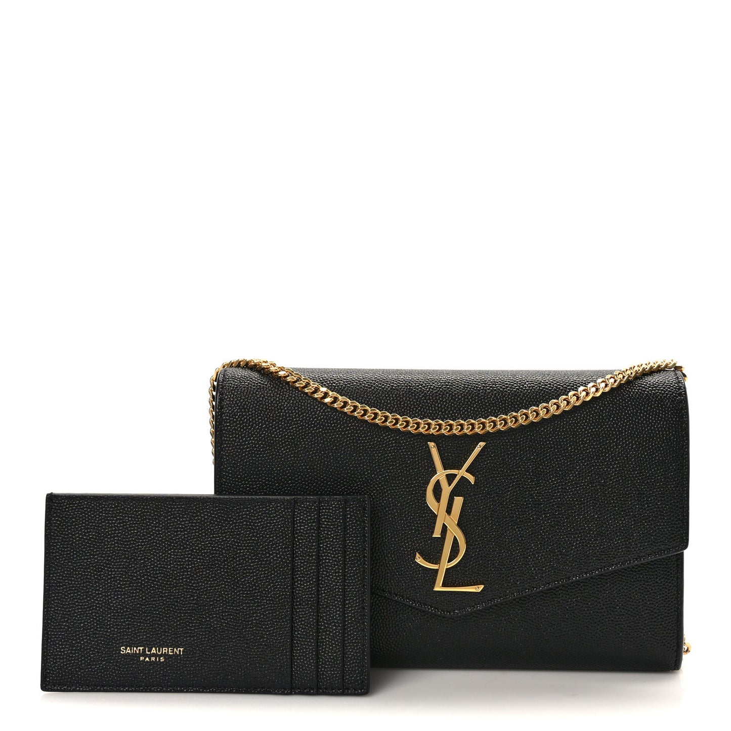 Grain de Poudre Uptown Chain Wallet Black