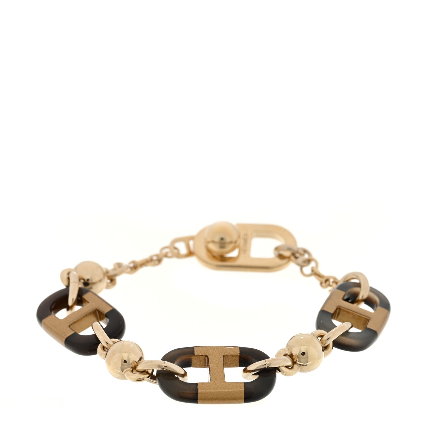 Lacquered Permabrass Sur Mer Bracelet Gold