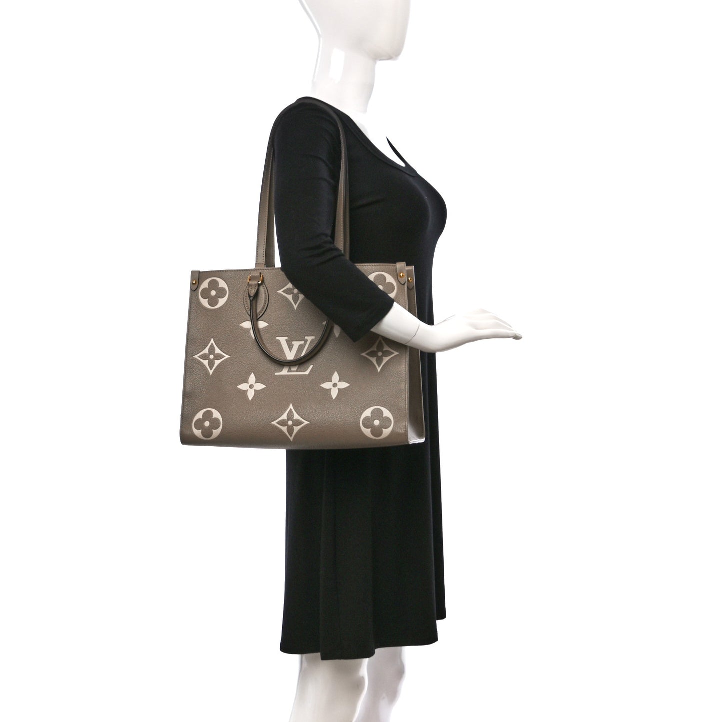Empreinte Monogram Giant Onthego MM Tourterelle Creme