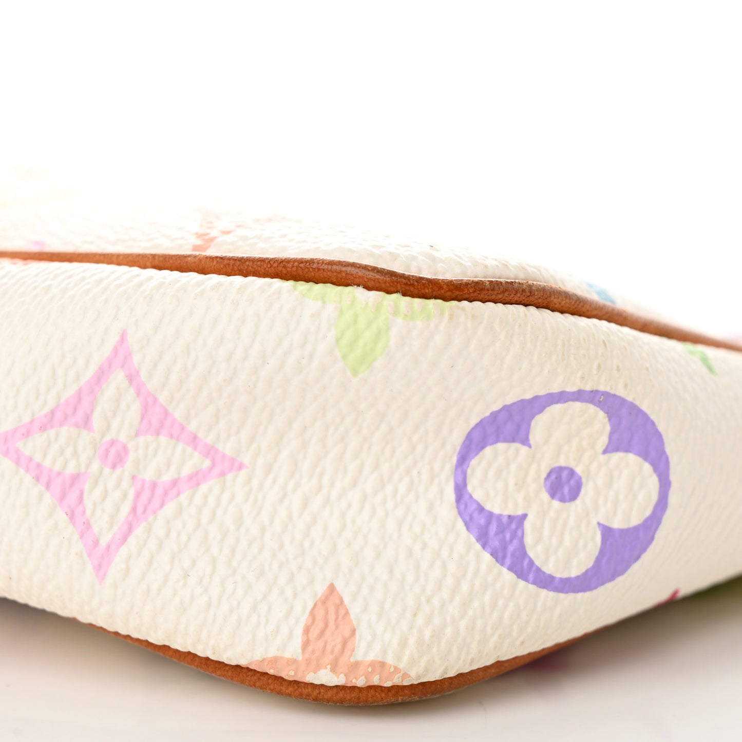 Monogram Multicolor Pochette Accessories White