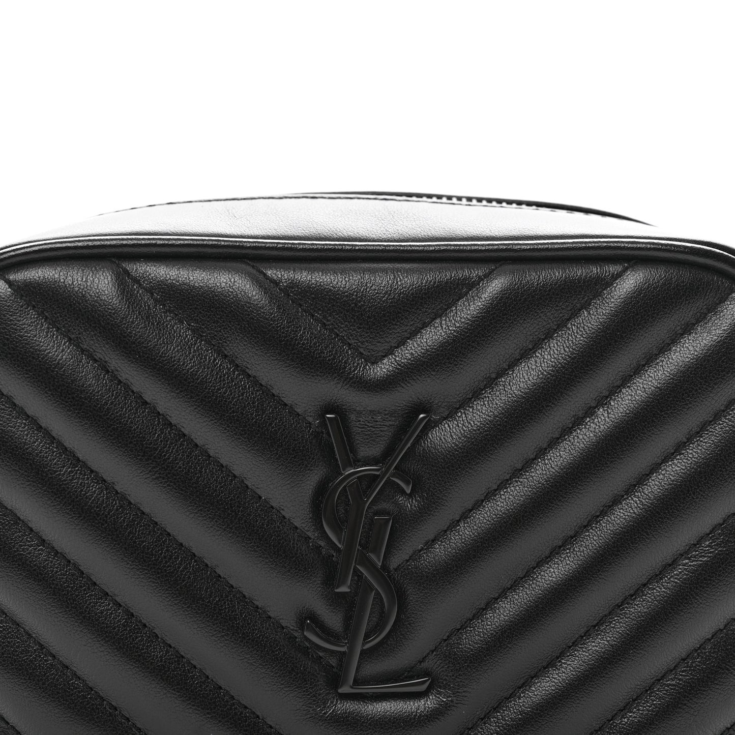 Calfskin Matelasse Monogram Lou Belt Bag Black