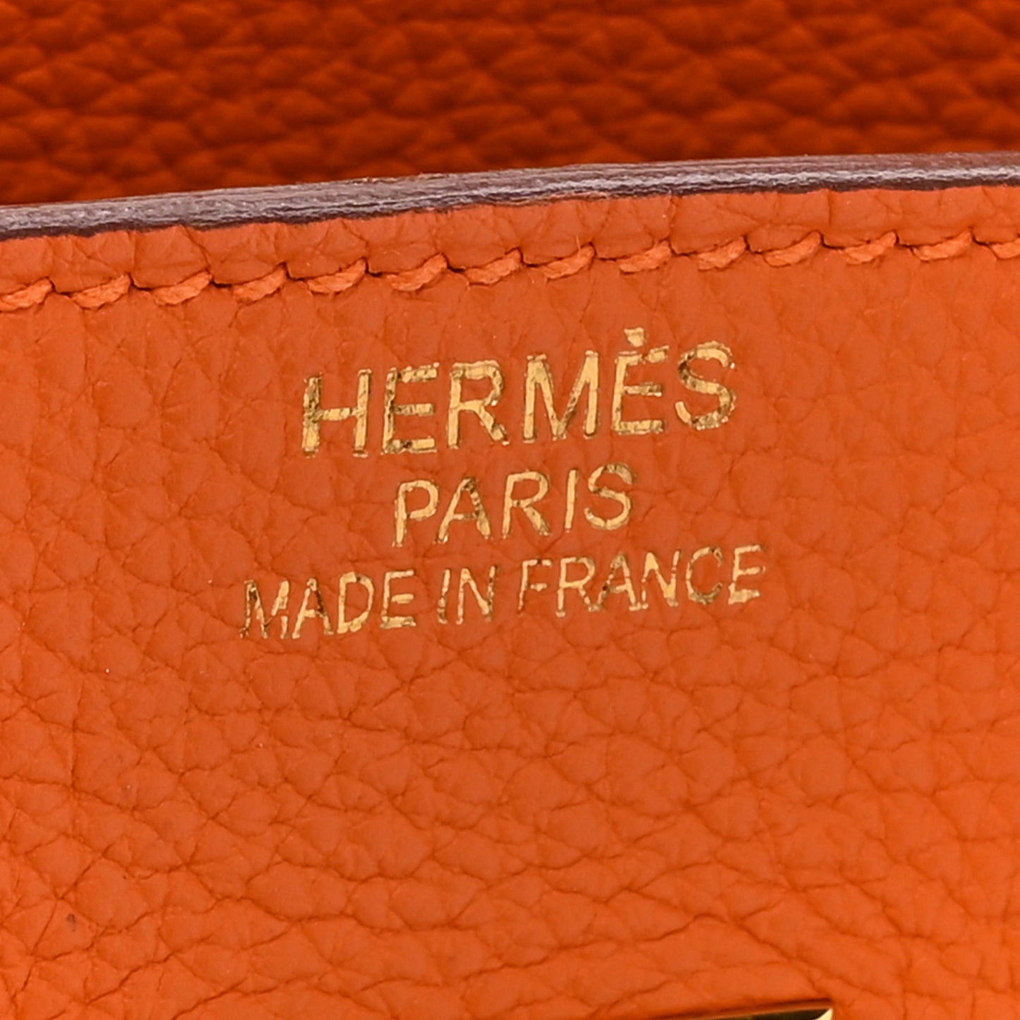 Togo Birkin 35 Orange