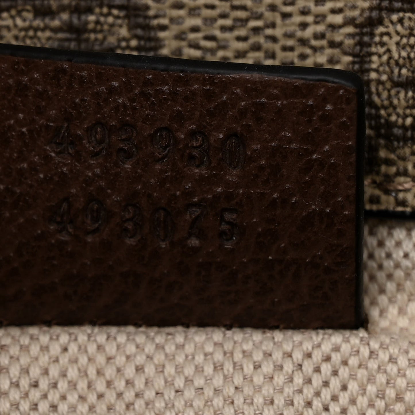 GG Supreme Monogram Neo Vintage Web Belt Bag Brown
