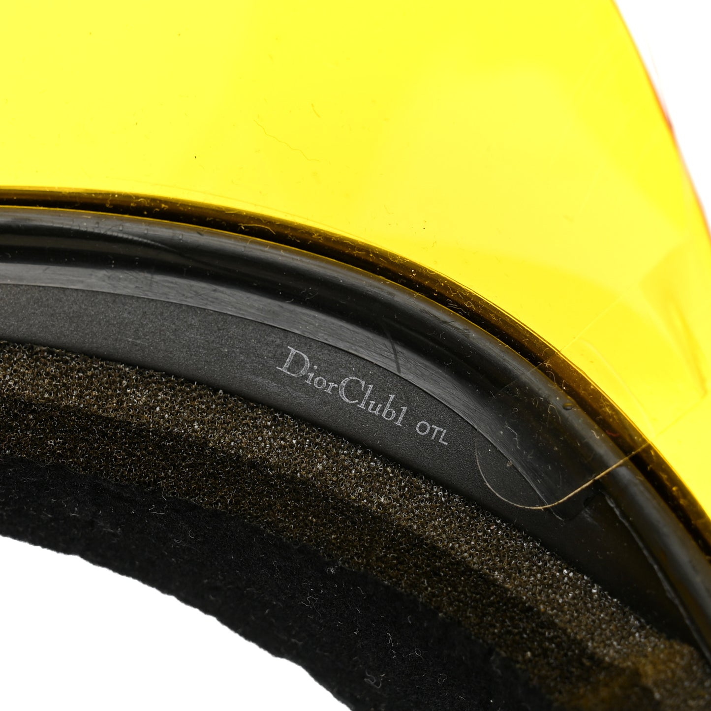 DiorClub1 Sun Visor Yellow