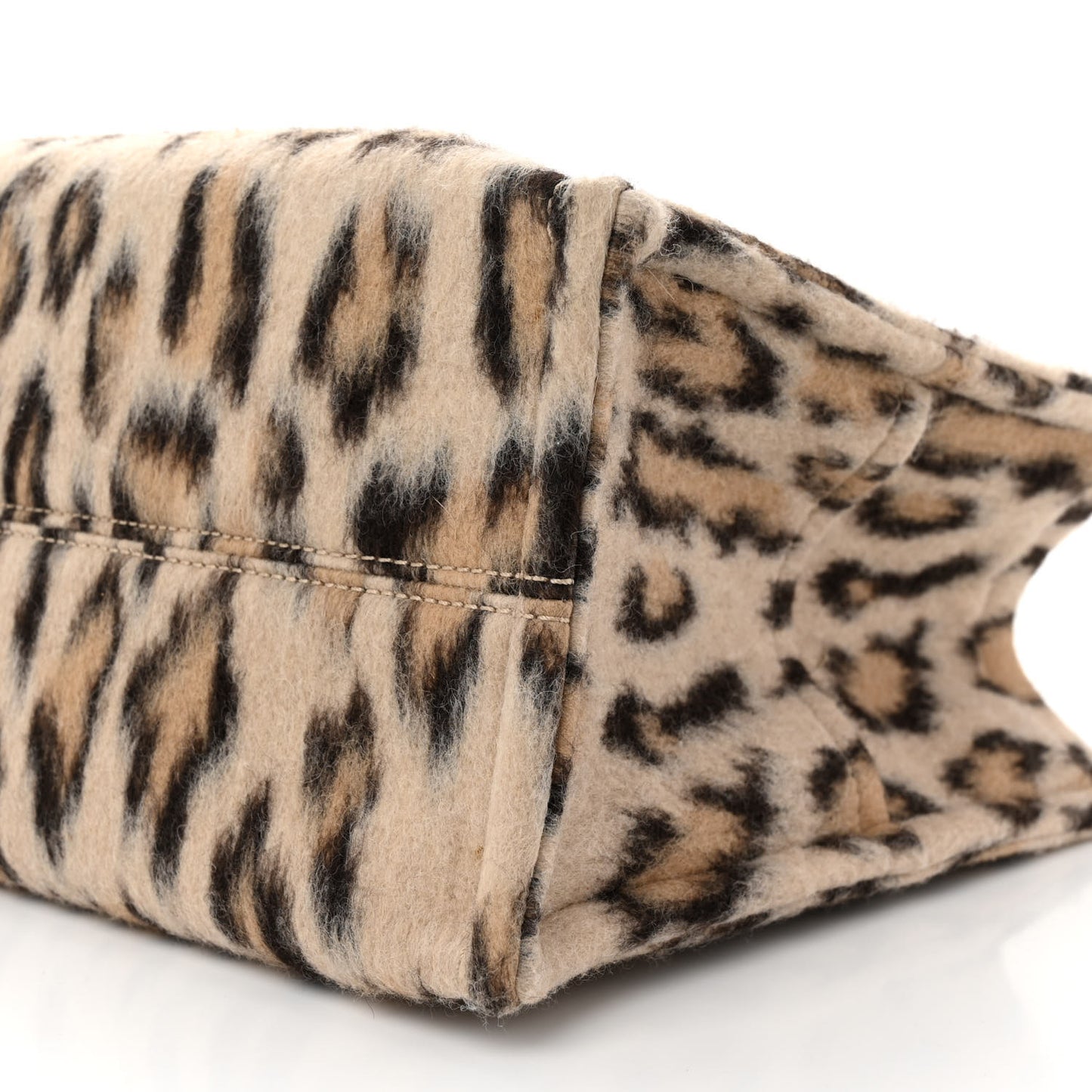Textile Canvas Triomphe Large Cabas Thais Leopard