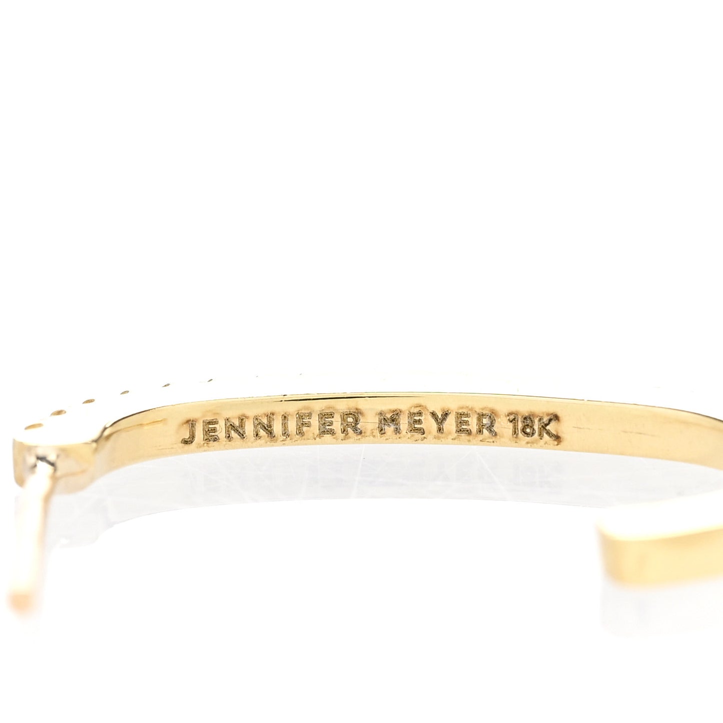 18K Yellow Gold Diamond Small Elongated Edith Hoop Earrings
