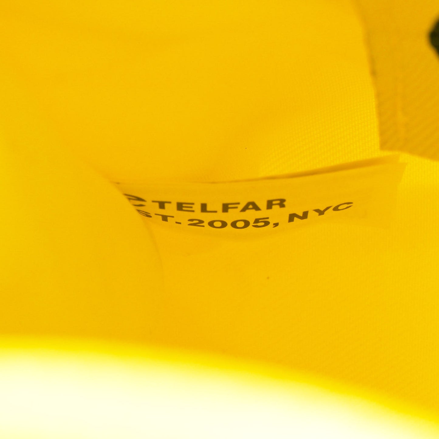 Vegan Leather Small Shopping Bag Highlighter Yellow