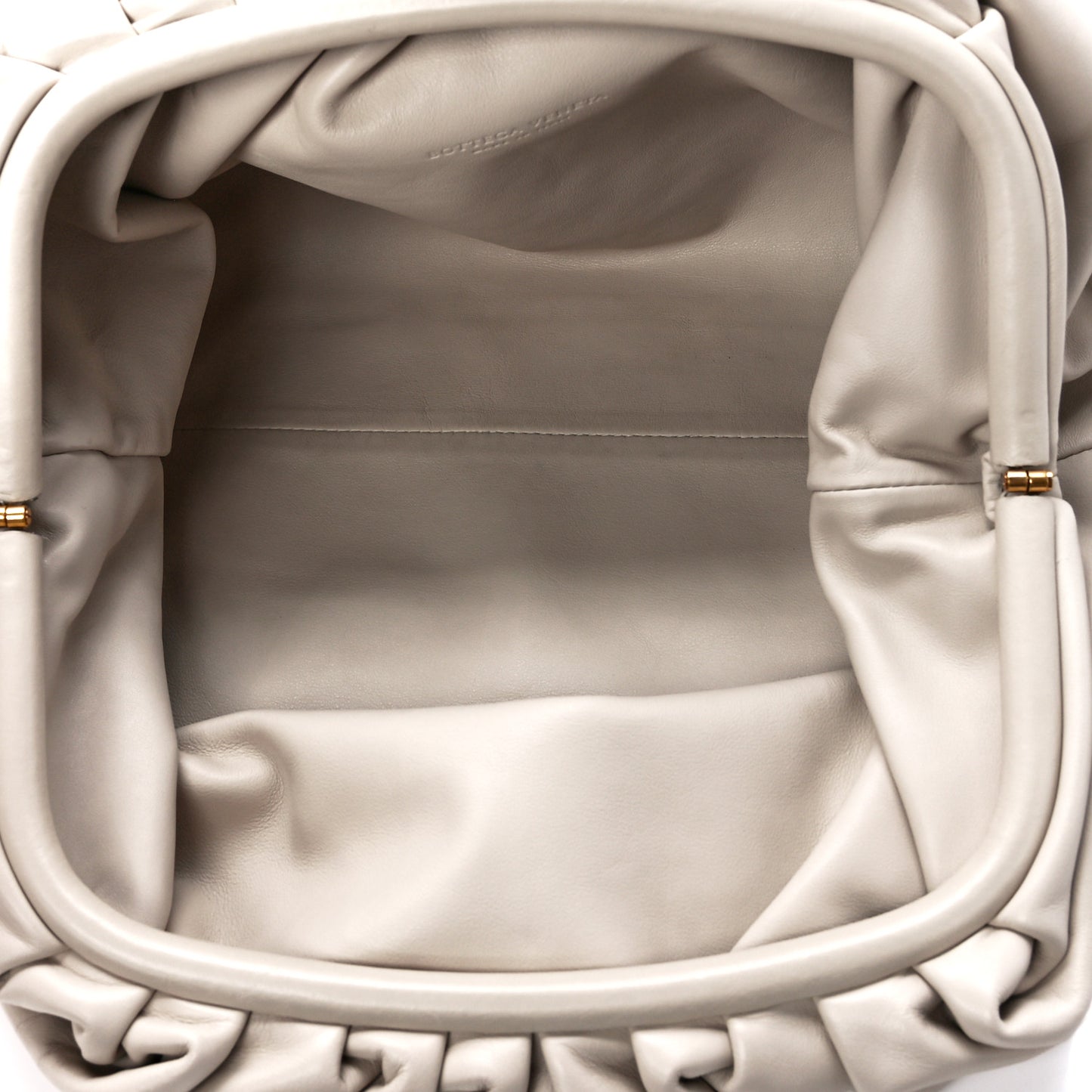 Smooth Butter Calf The Pouch Oversized Clutch Plaster