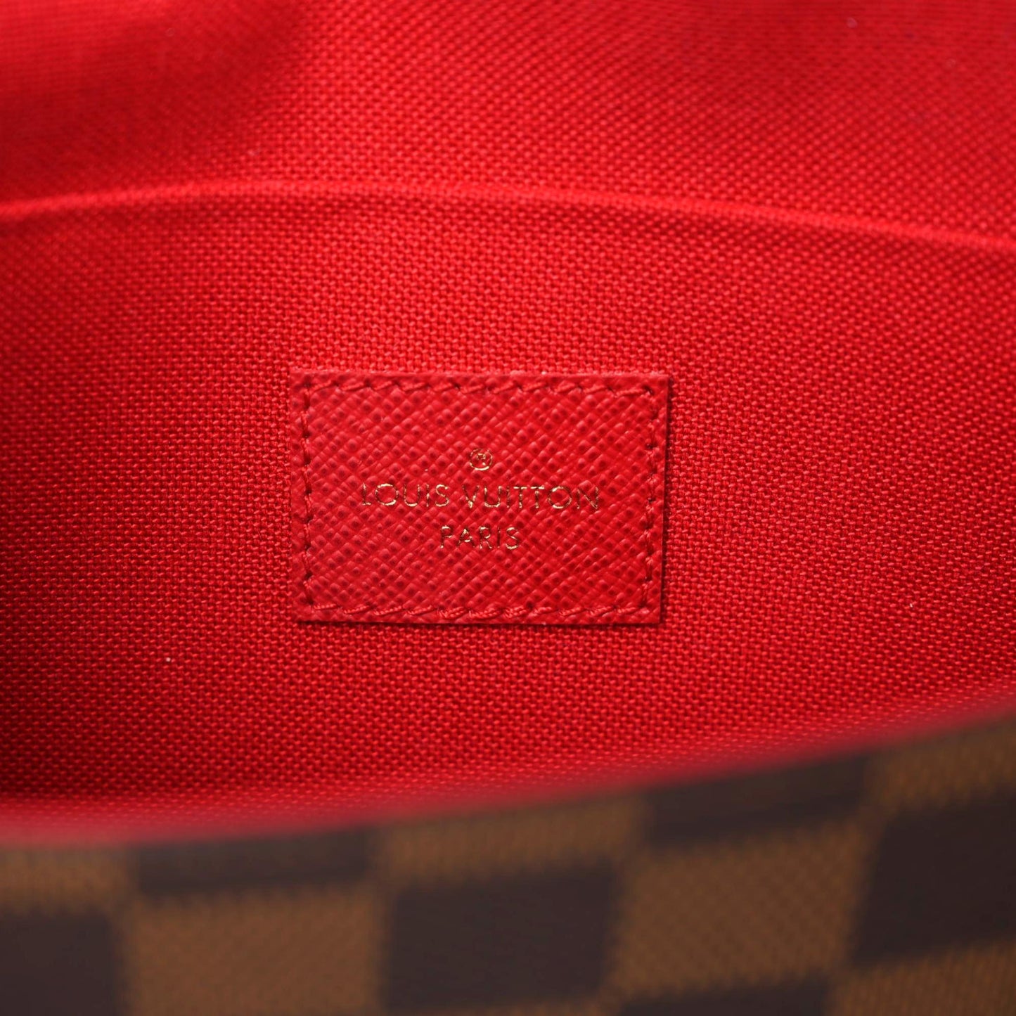 Damier Ebene Pochette Felicie Chain Wallet