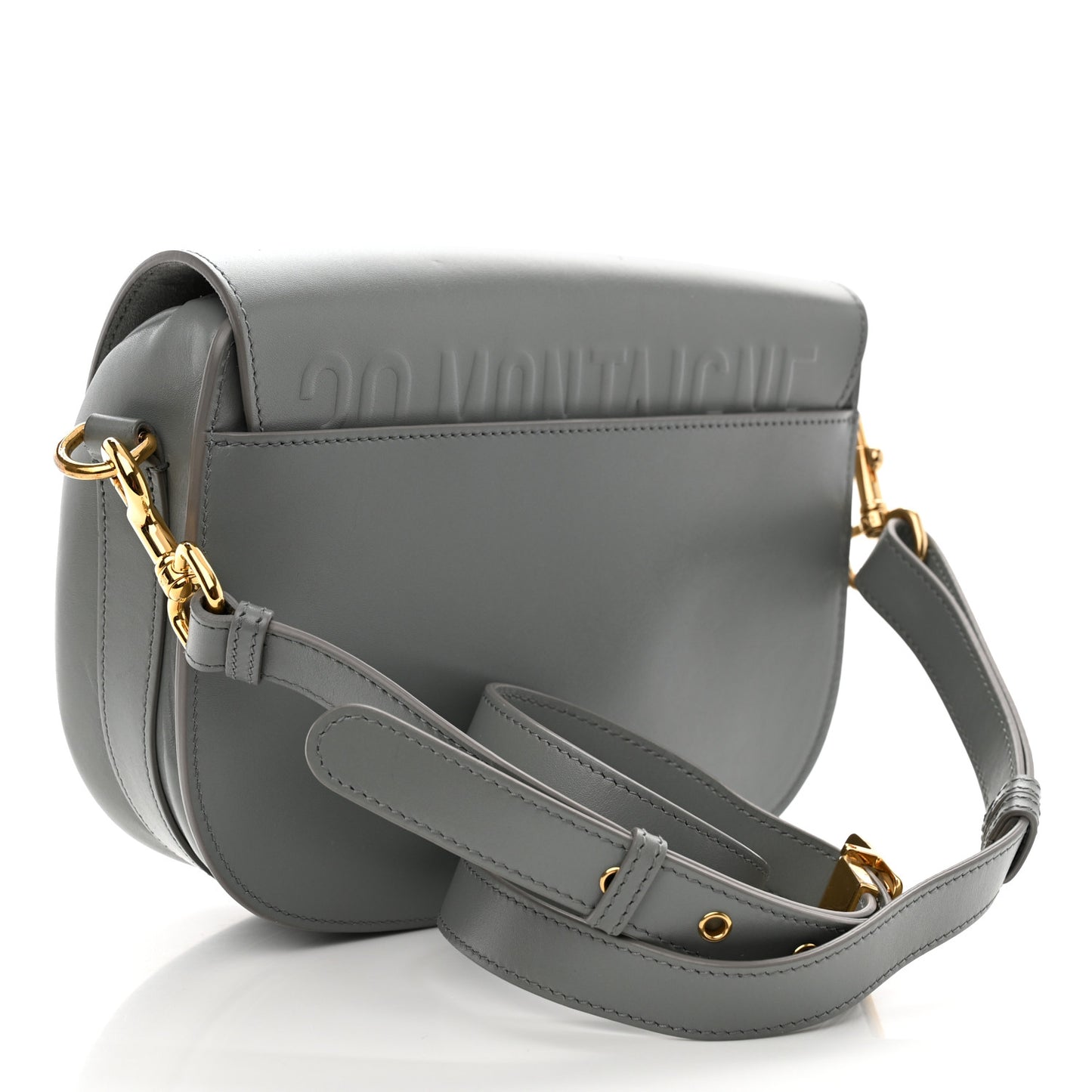 Box Calfskin Medium Bobby Flap Gray