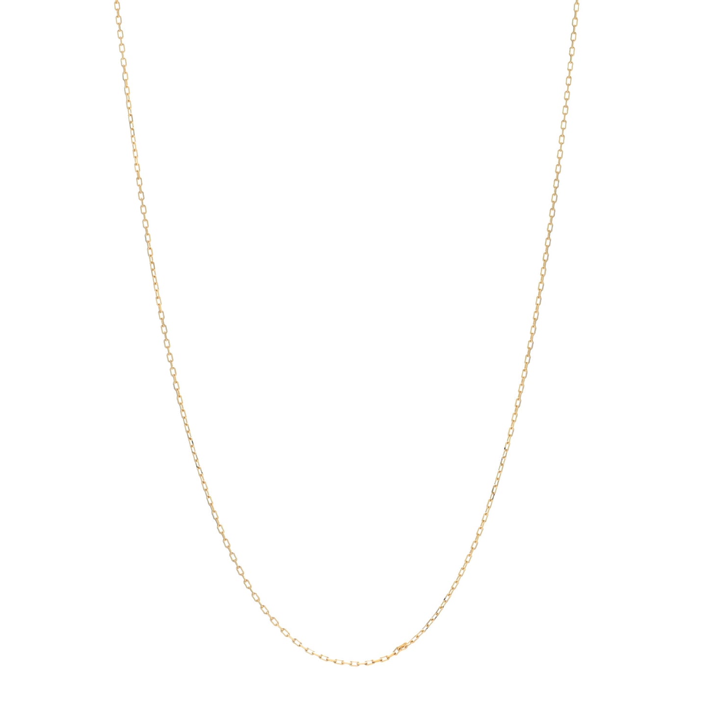 18K Yellow Gold Chain Necklace