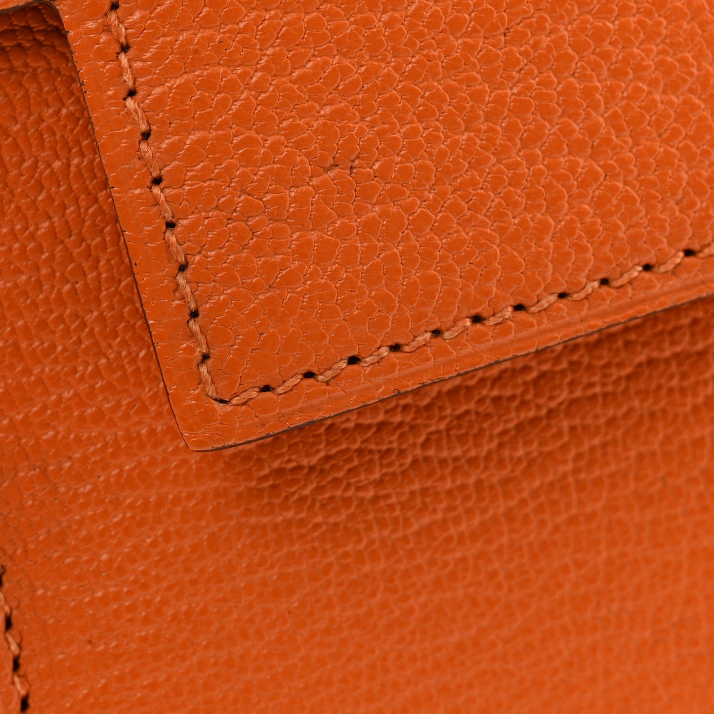Chevre Mysore Kelly Longue Wallet Orange