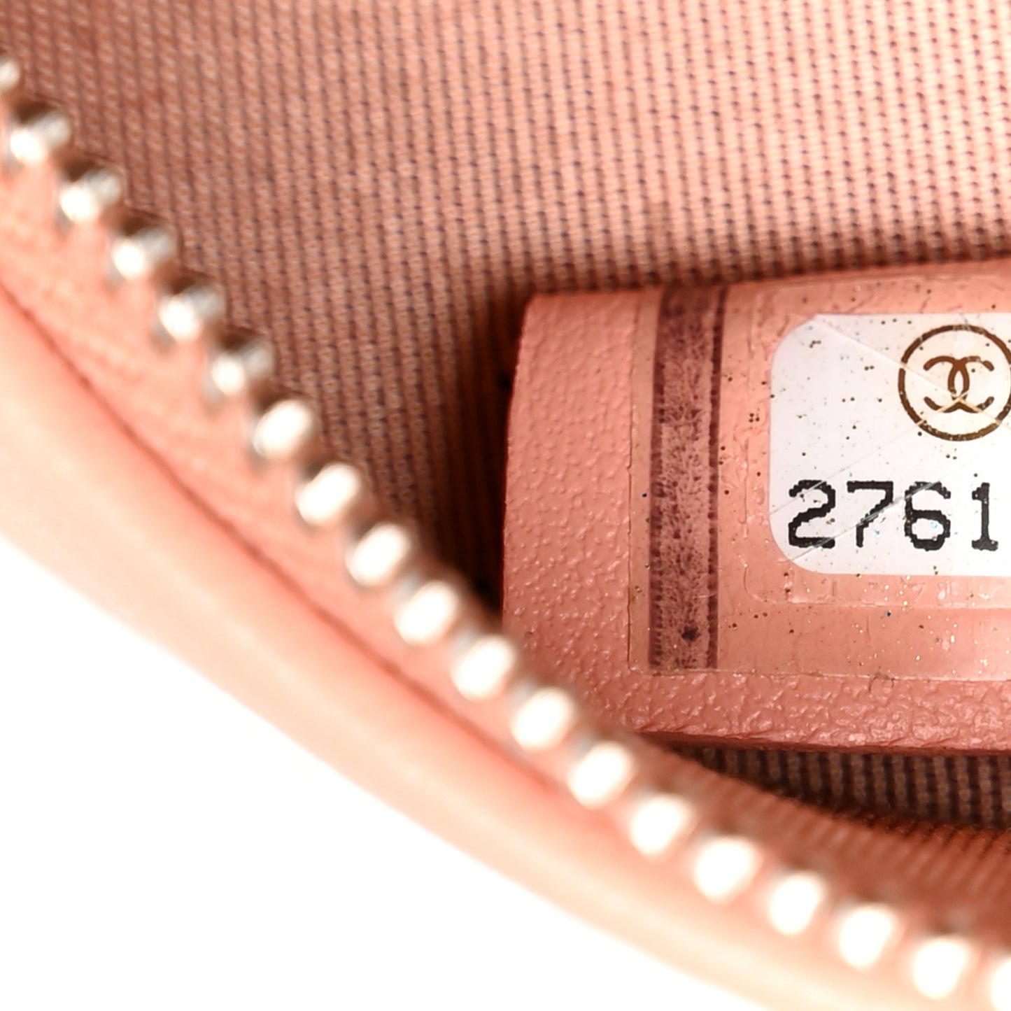 Lambskin Camellia Quilted Round Clutch With Chain Light Pink